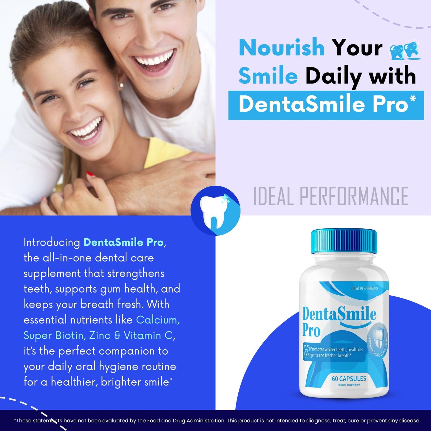 IDEAL PERFORMANCE Denta Smile Pro 120 Capsules