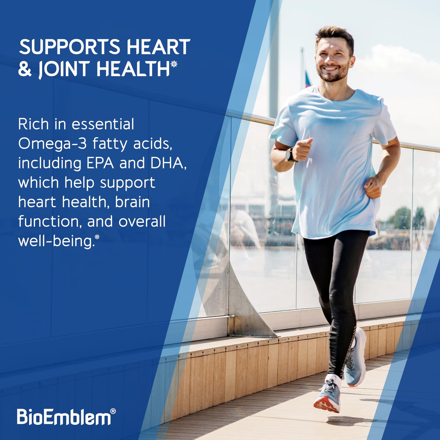 BioEmblem Omega-3 Fish Oil 2000mg Per Serving Capsule 240 Count