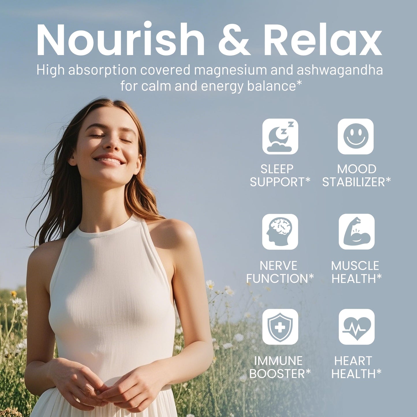 NEUMINA Magnesium Ashwagandha Complex Capsules 90 Count