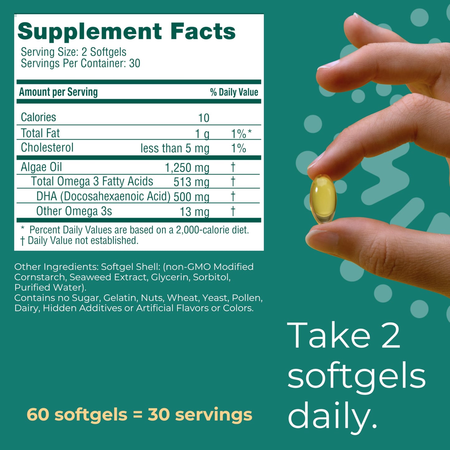 Iwi DHA Omega-3 Softgels 60 Count