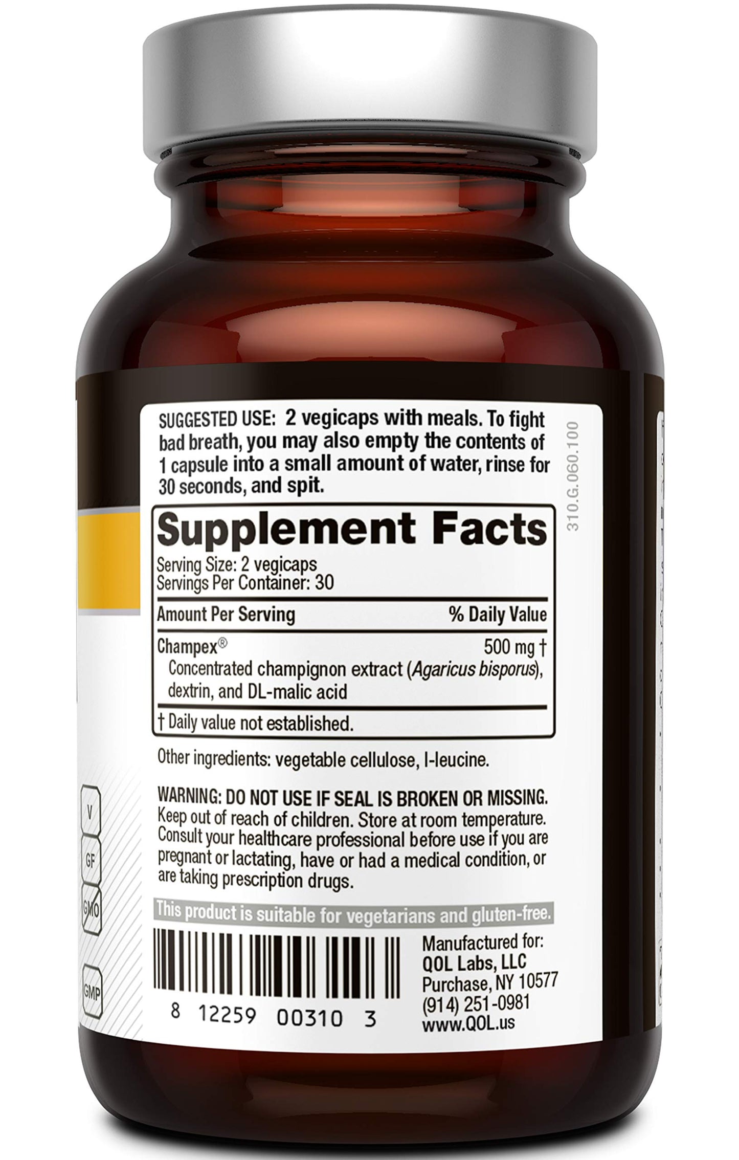 Quality of Life Deodorex Capsule 60