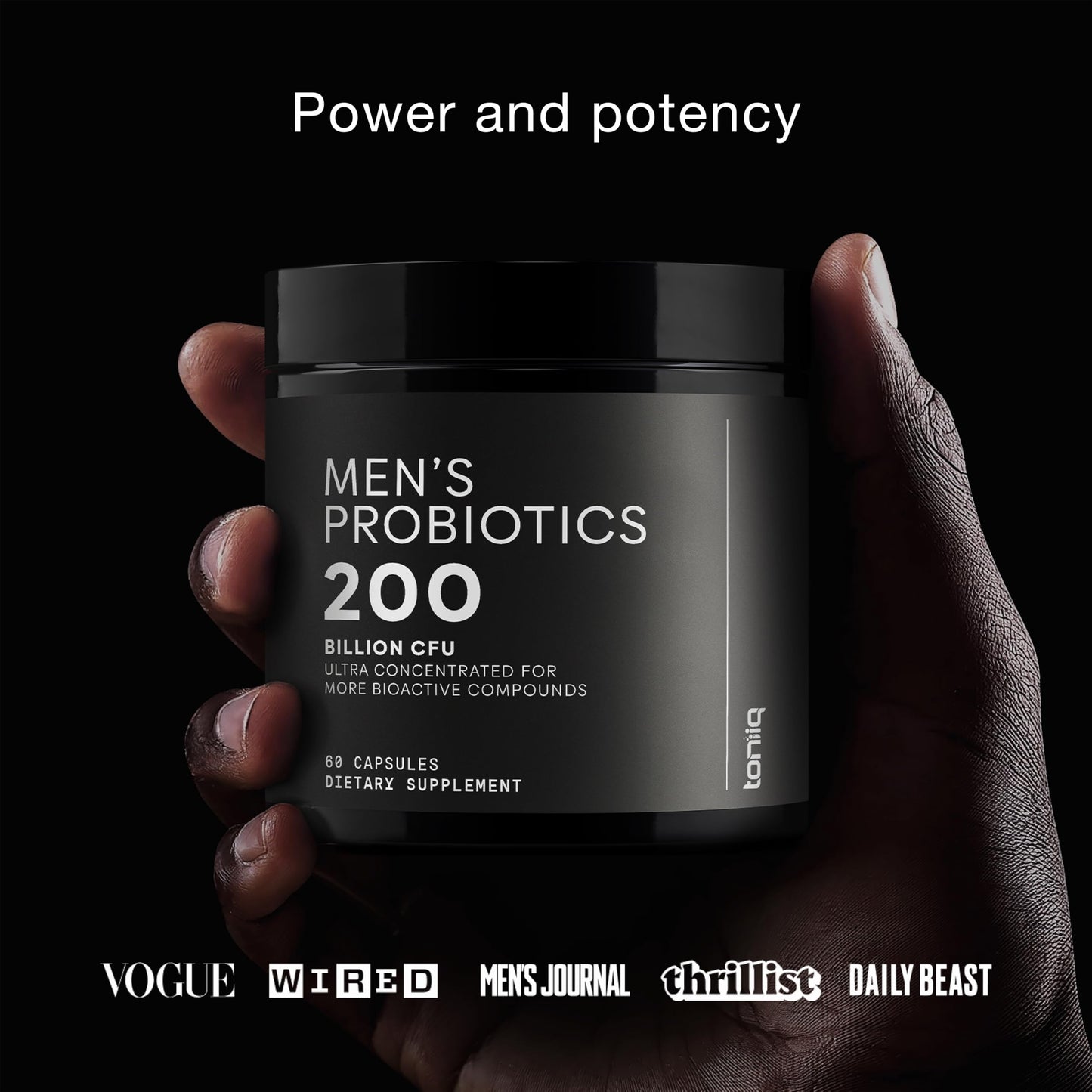 Toniiq Mens Probiotic Capsule 60 Count