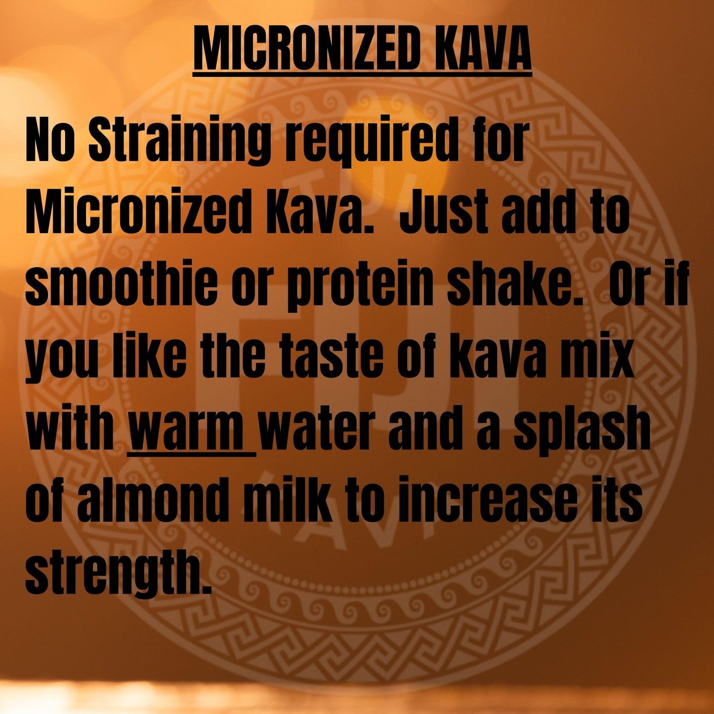 TUI KAVA Premium Wellness KAVA - MICRONIZED Noble Kava Micronized Powder 8.8 oz