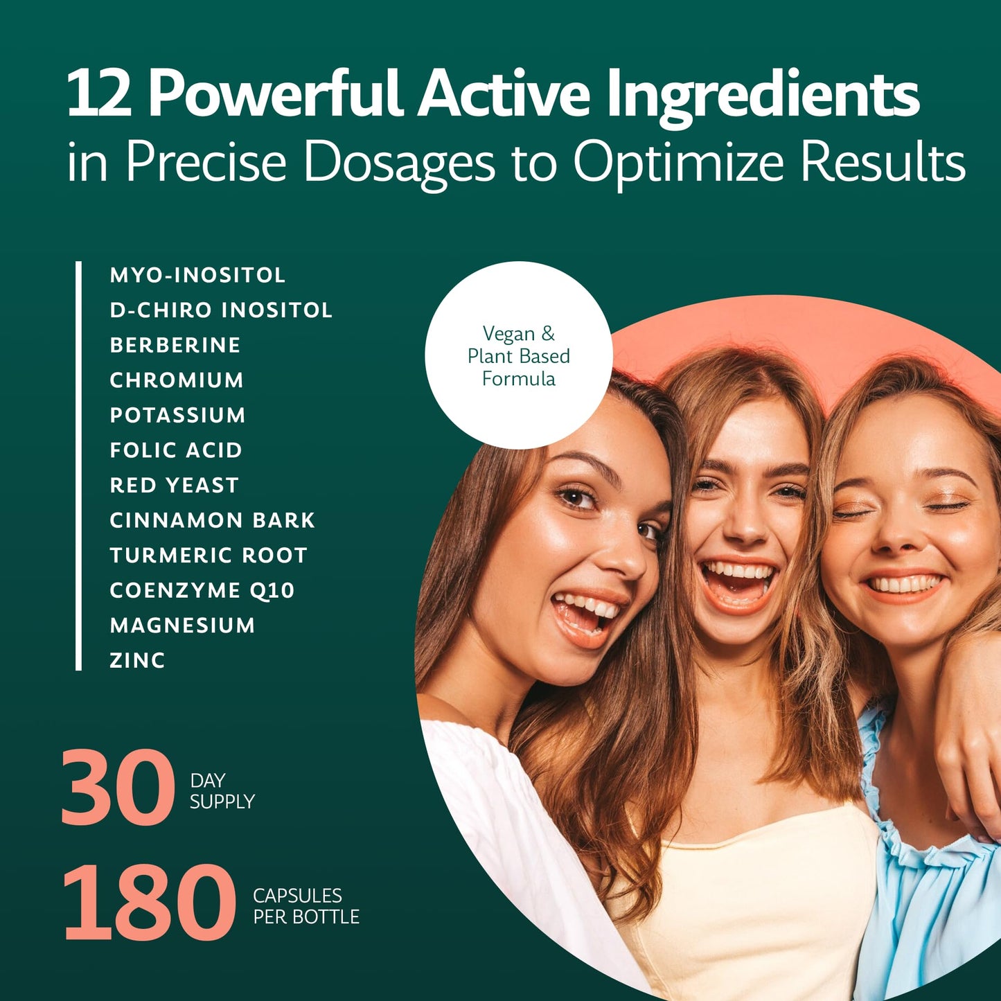 Provation Life Inositol Plus Supplement for Women Capsule 180 Count