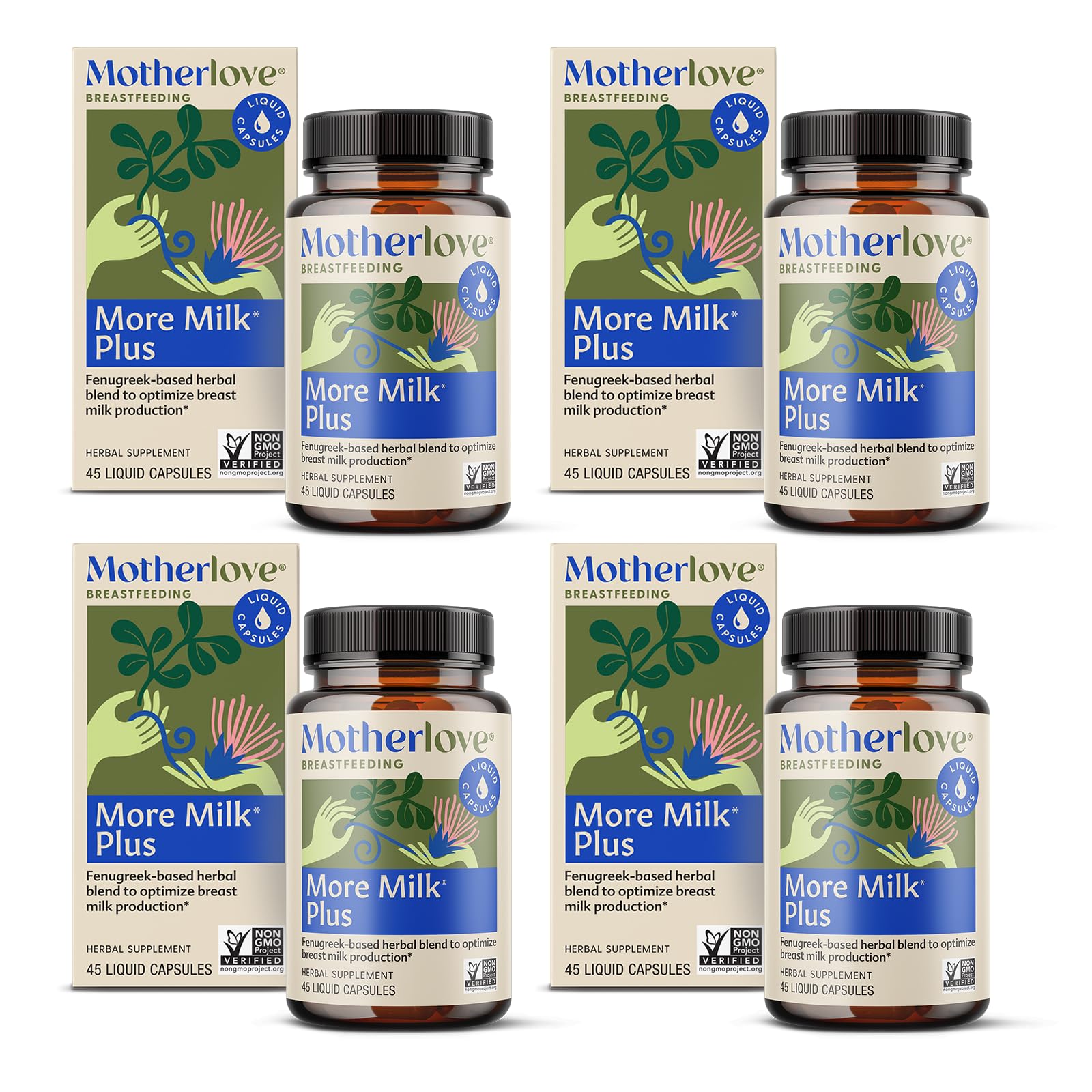 Motherlove More Milk Plus Liquid Capsules, 180