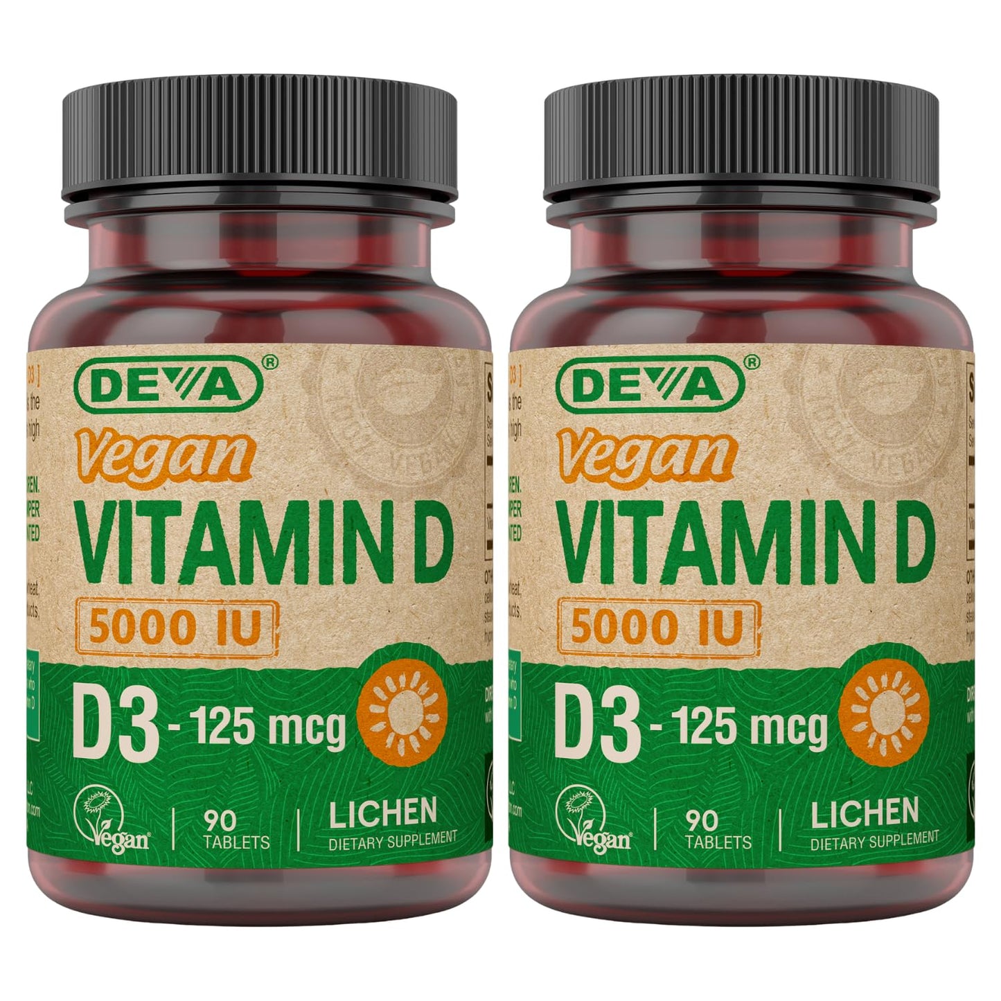 DEVA Vitamin D3 5000 IU 180 Tablets