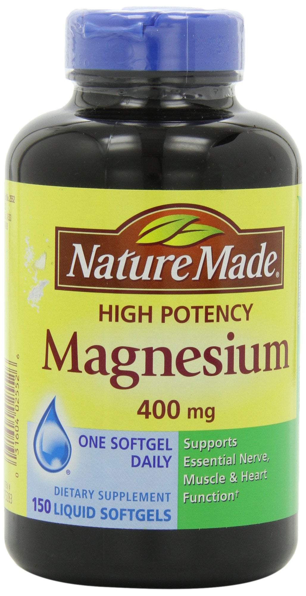 Nature Made High Potency Magnesium 400 mg Softgels, 150 Softgels
