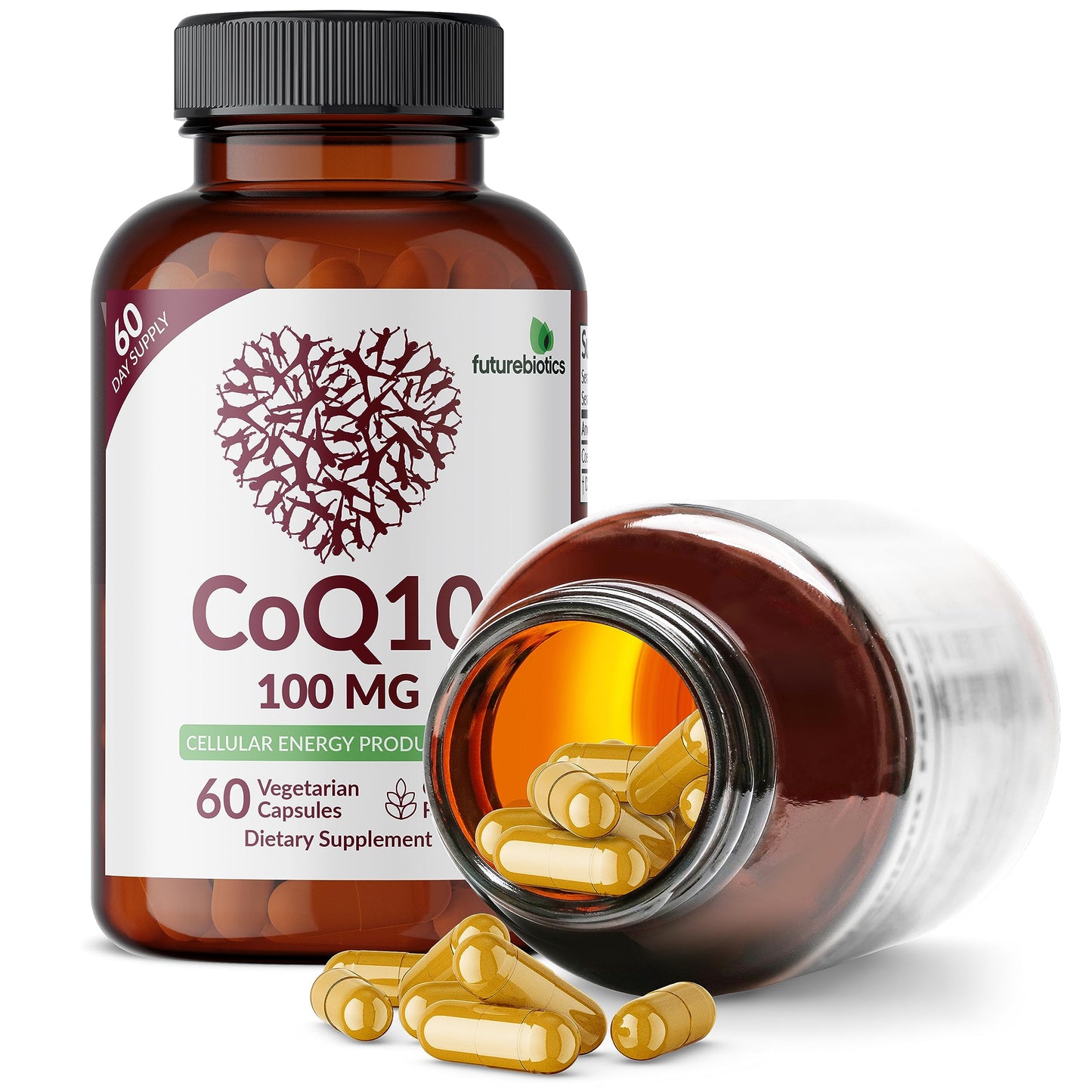 Futurebiotics CoQ10 100 MG Cellular Energy Production Capsule 60 Count