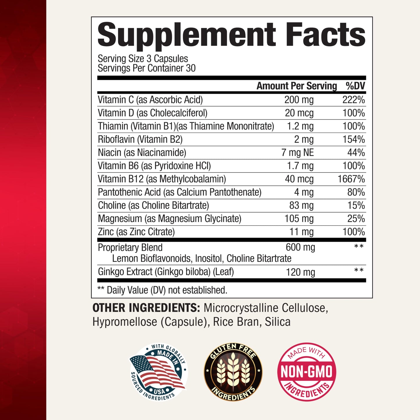 BioSchwartz Ear Ringing Support Supplement 90 Capsules