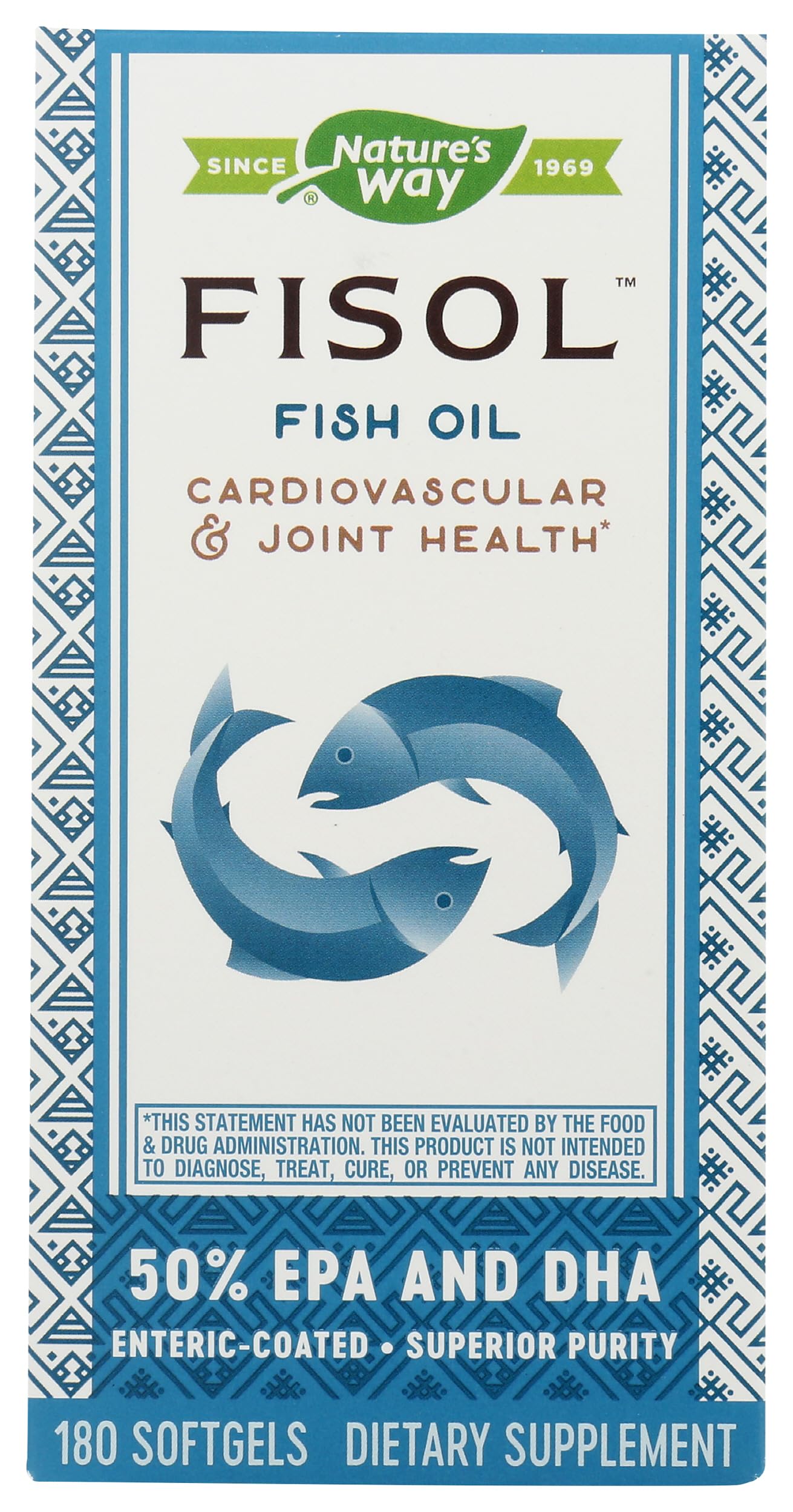 Nature's Way Fisol Fish Oil Softgels 180