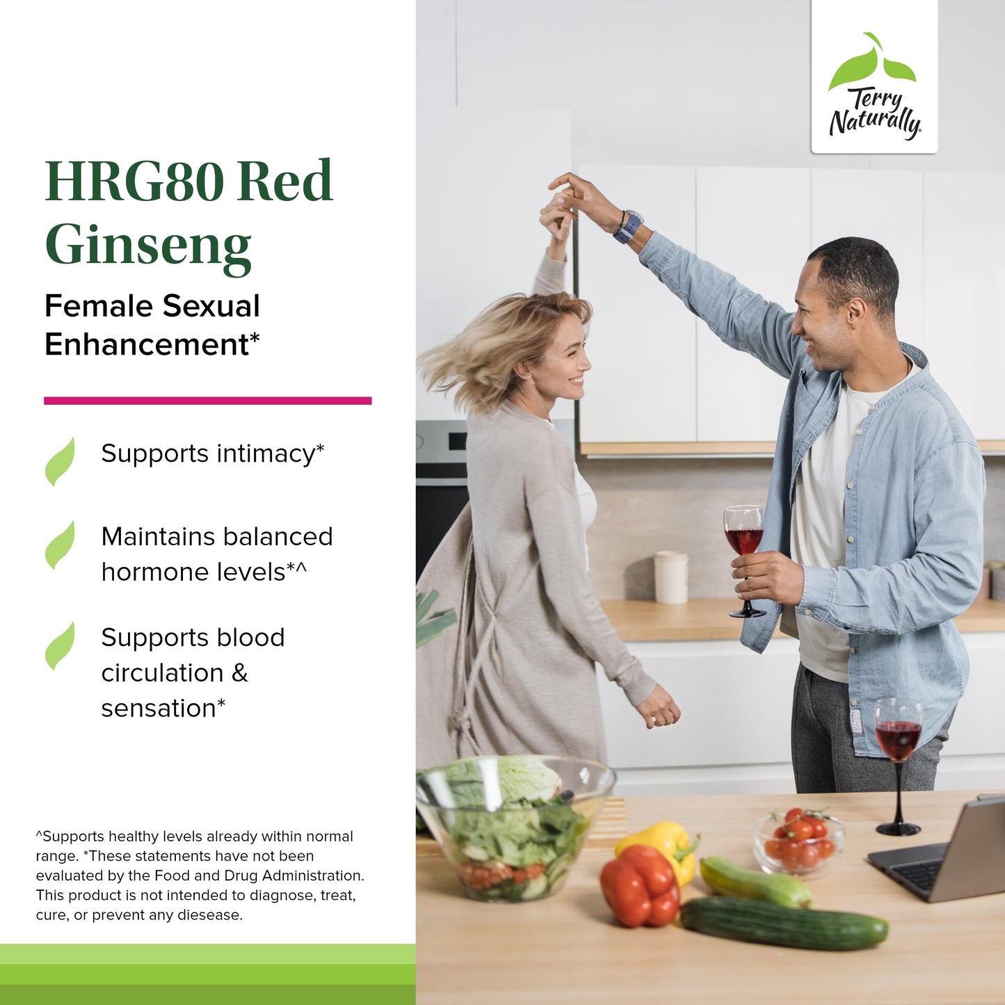 Terry Naturally HRG80 Red Ginseng Female Sexual Enhancement Capsules 48