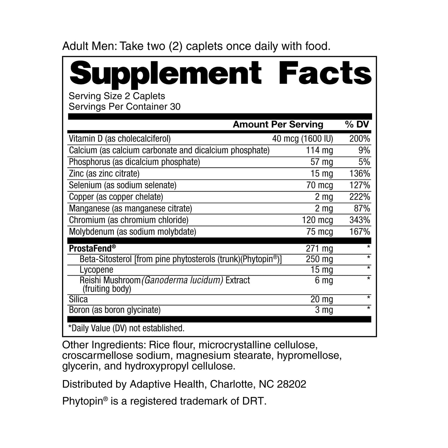 SUPER BETA PROSTATE Advanced Prostate Supplement with Beta Sitosterol Caplets 180