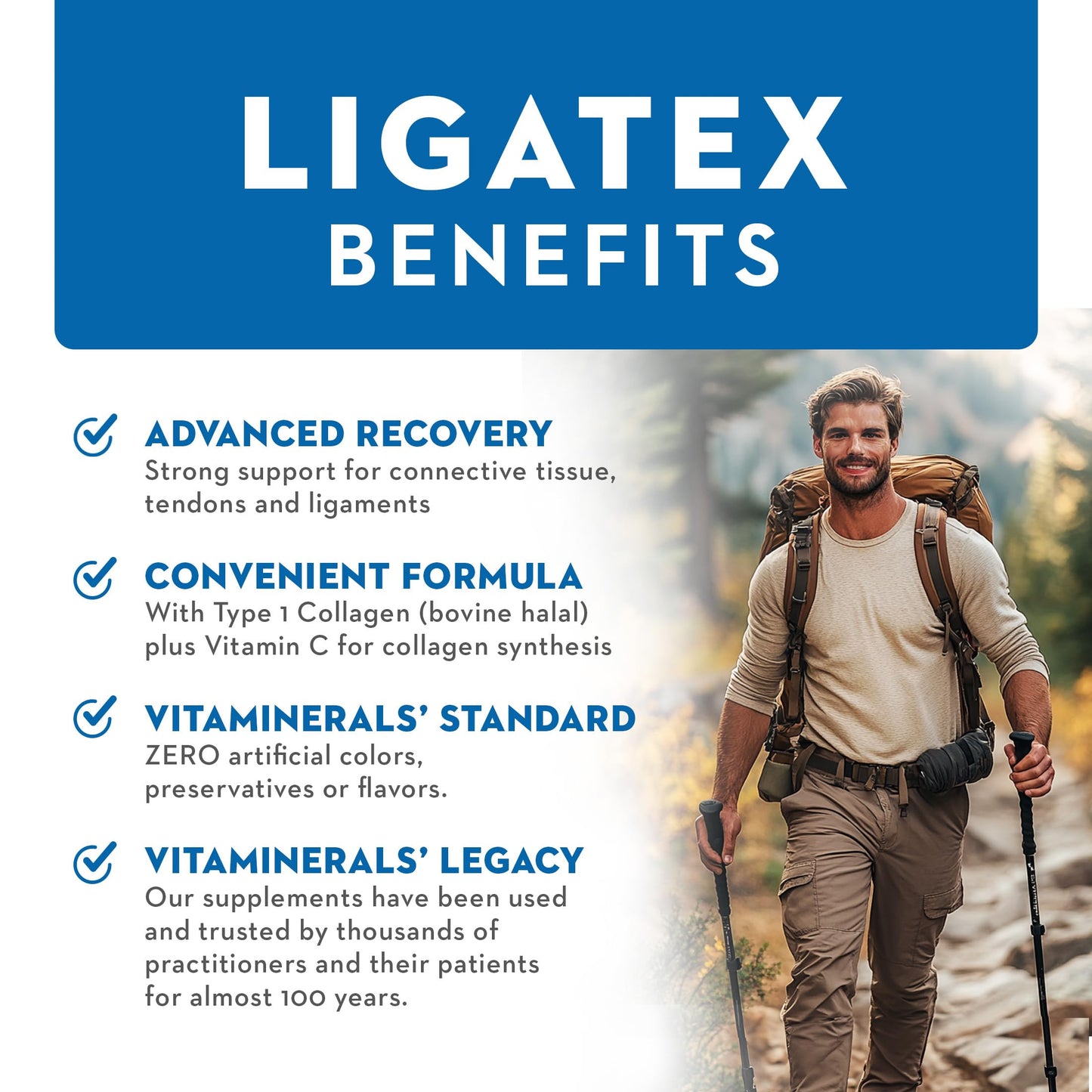Vitaminerals 18 Ligatex Plus Capsules 120