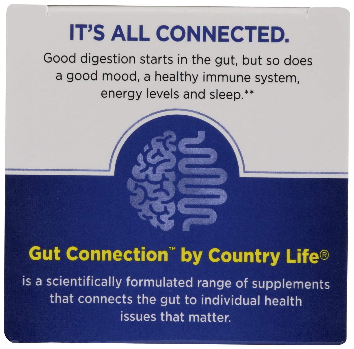 Country Life Sleep Gut Connection Capsules, 60
