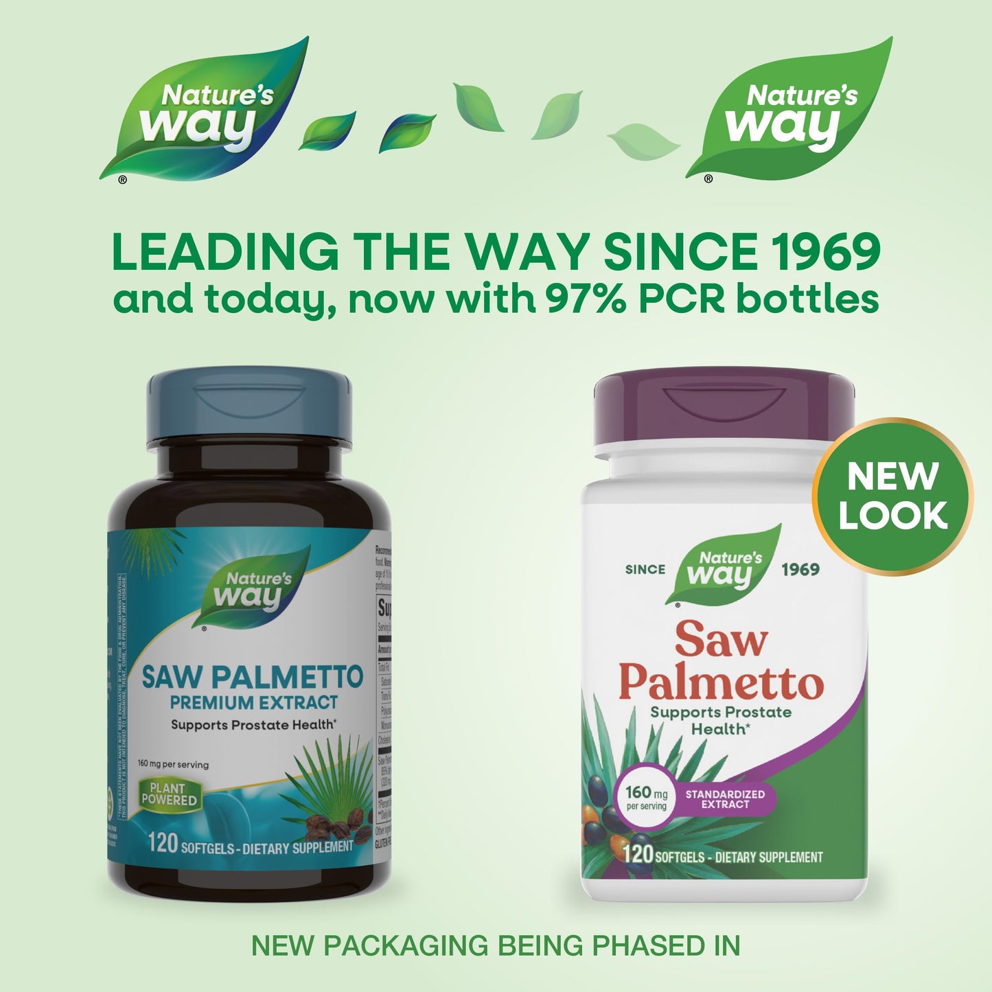 Nature's Way Saw Palmetto Standardized Extract 160mg Softgels, 120 Softgels