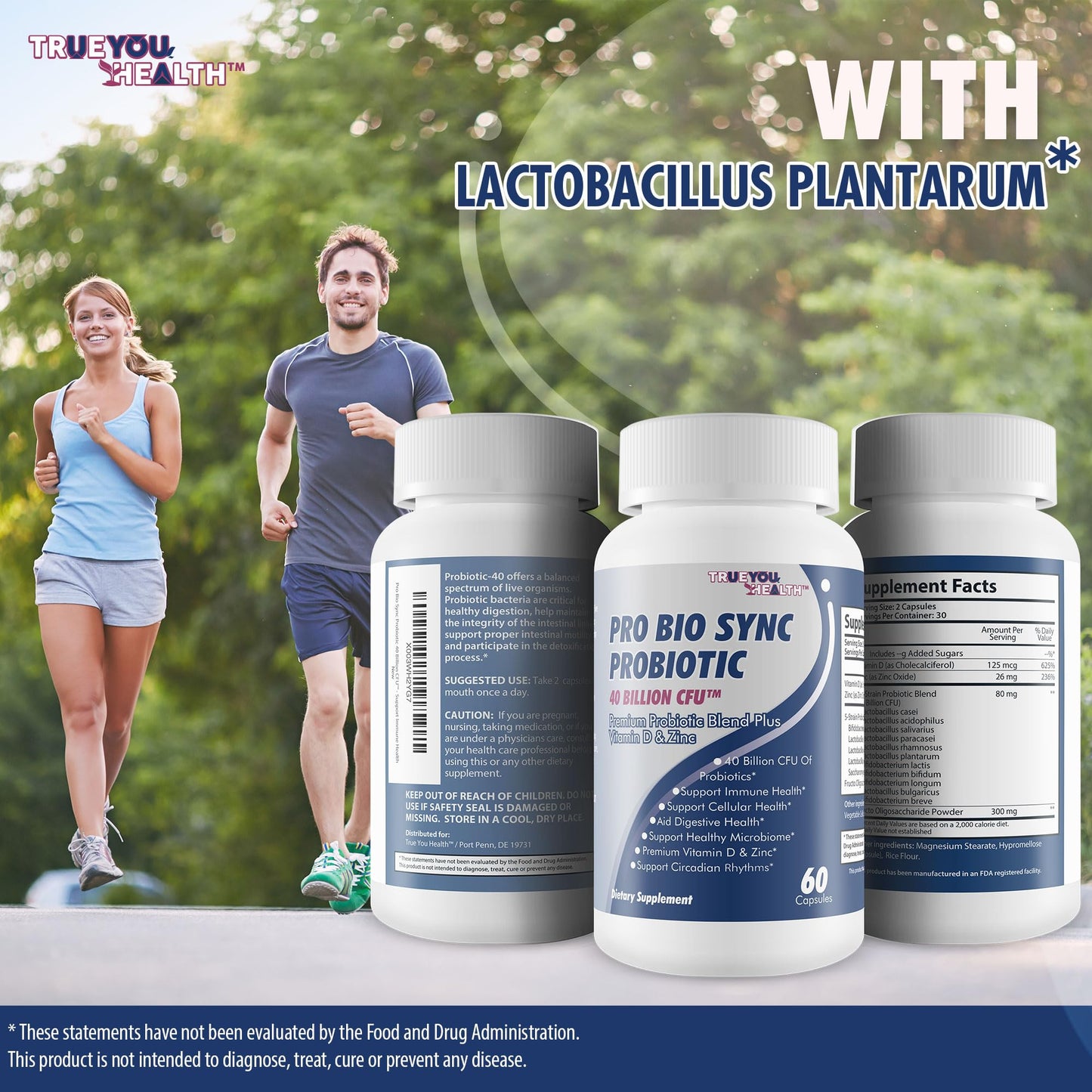True You Health Pro Bio Sync Probiotic 40 Billion CFU Capsule 60 Capsules