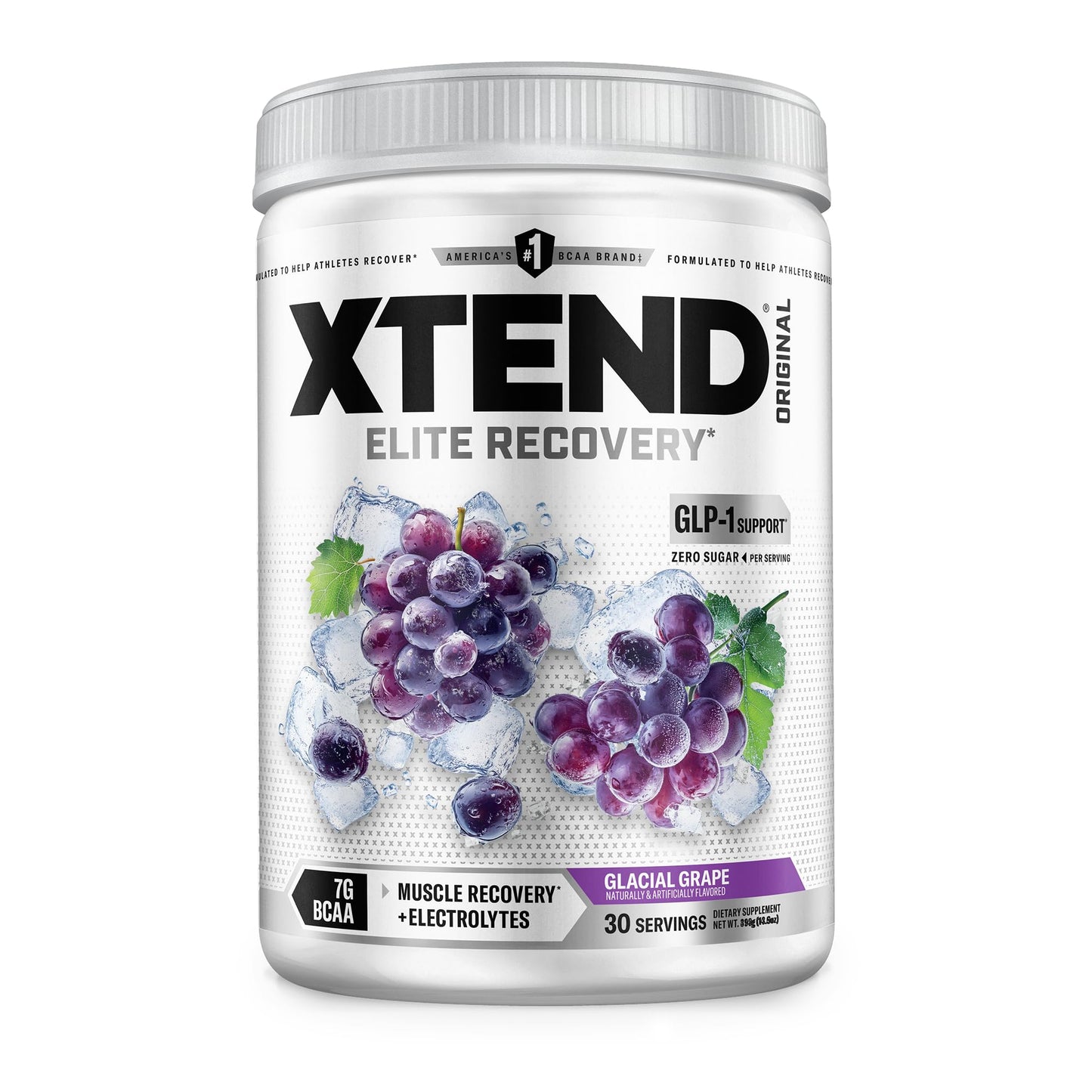 Xtend Original BCAA Powder Glacial Grape 13.2 oz