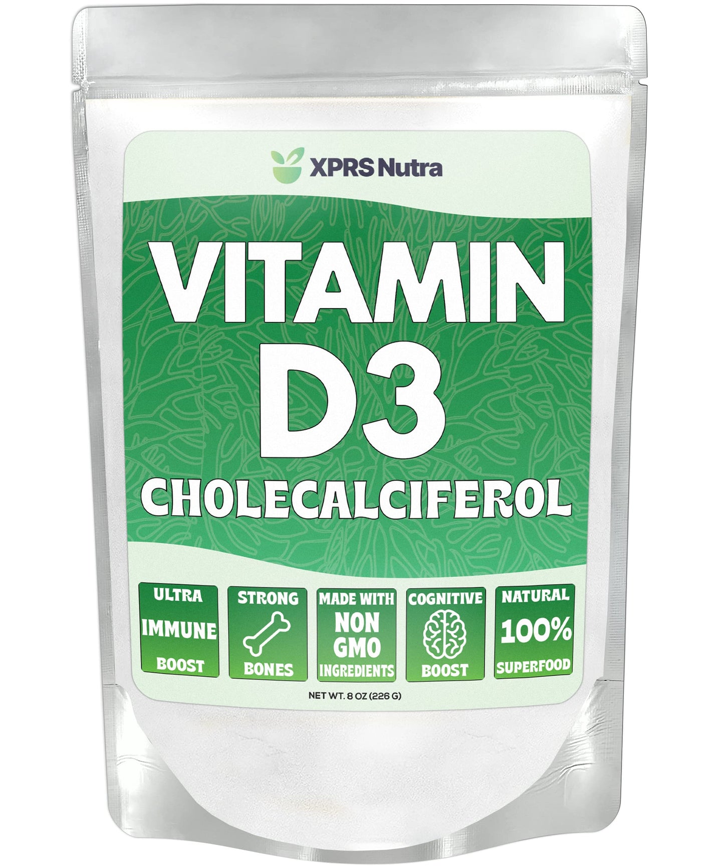 XPRS Nutra Vitamin D3 Powder 8 Ounce