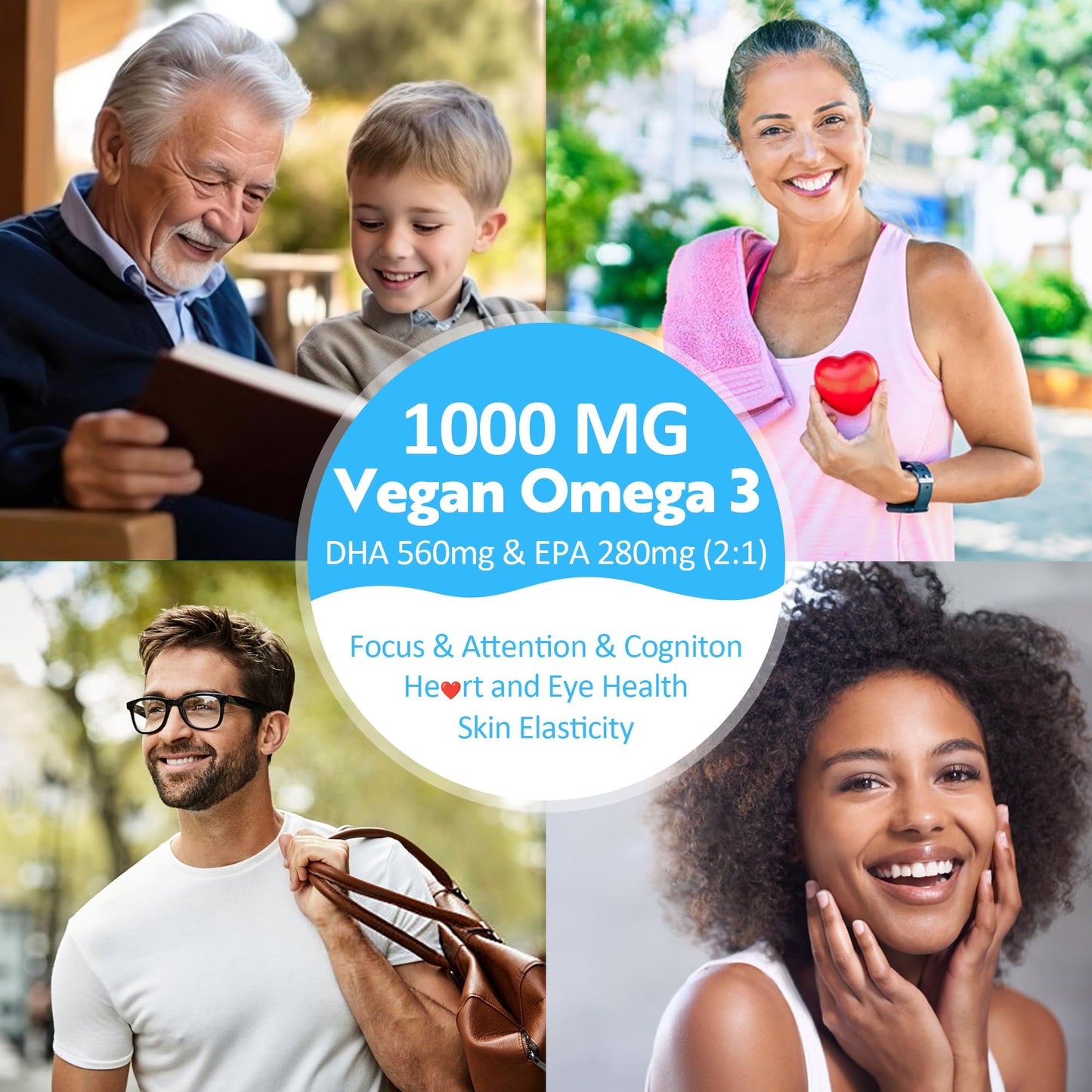 Nextdia Vegan Omega 3 Gummies, 180 Gummies