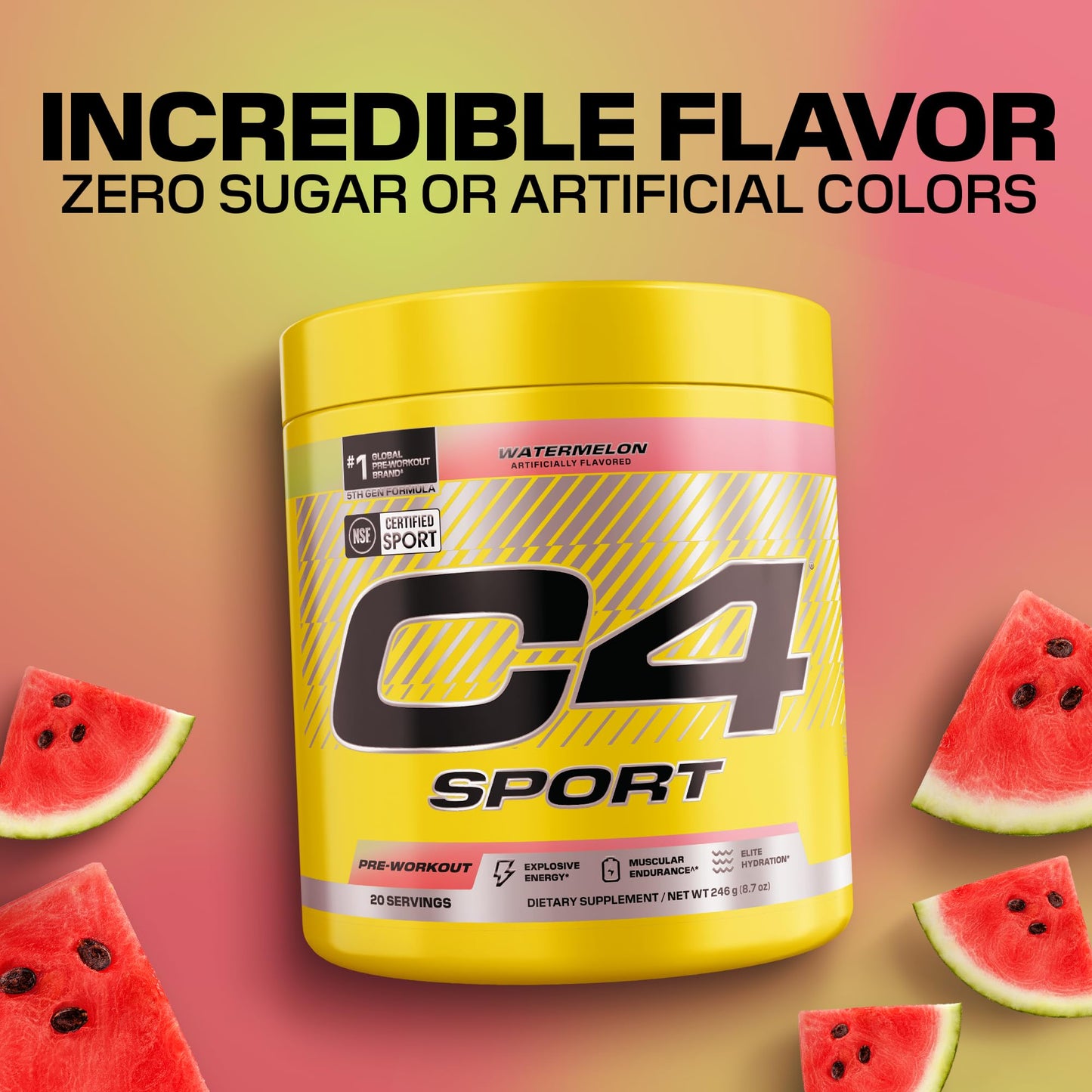 C4 Sport Pre Workout Powder 8.68 oz