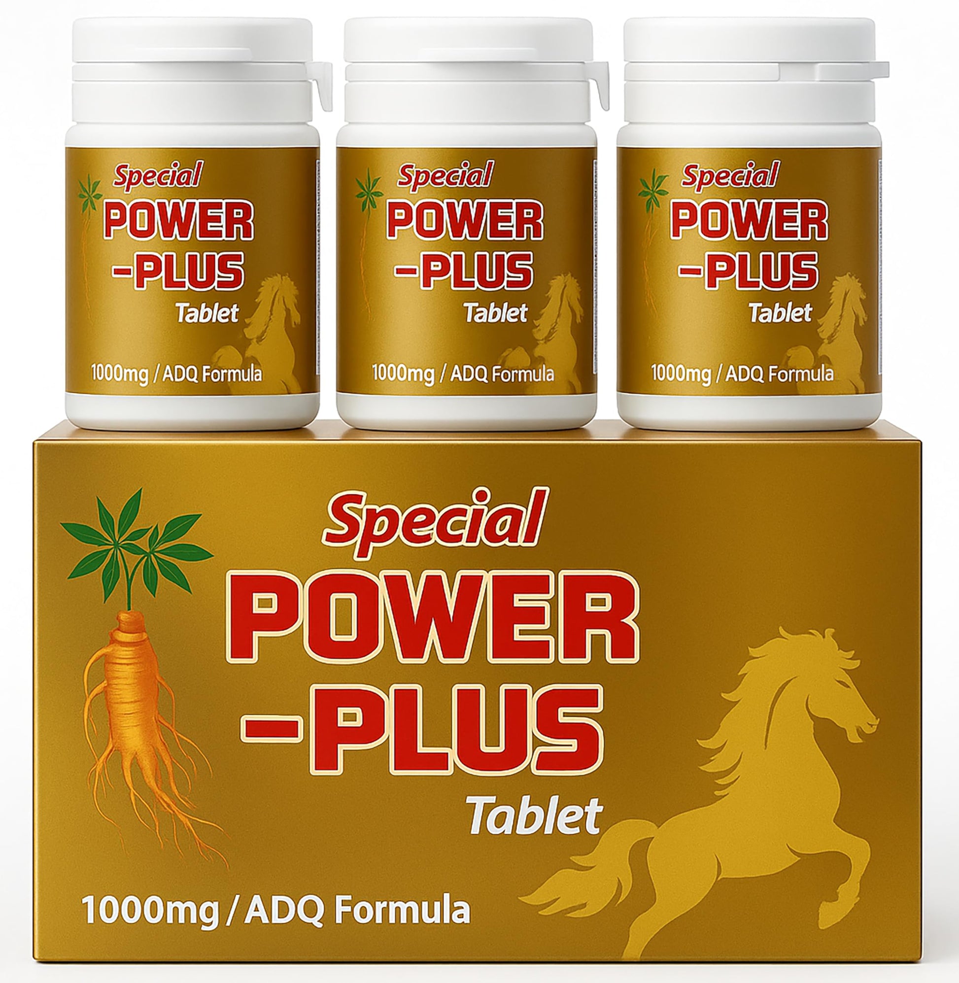 Skydia Power Plus Super Ginseng Root Korean Red Ginseng Capsule 1 Count