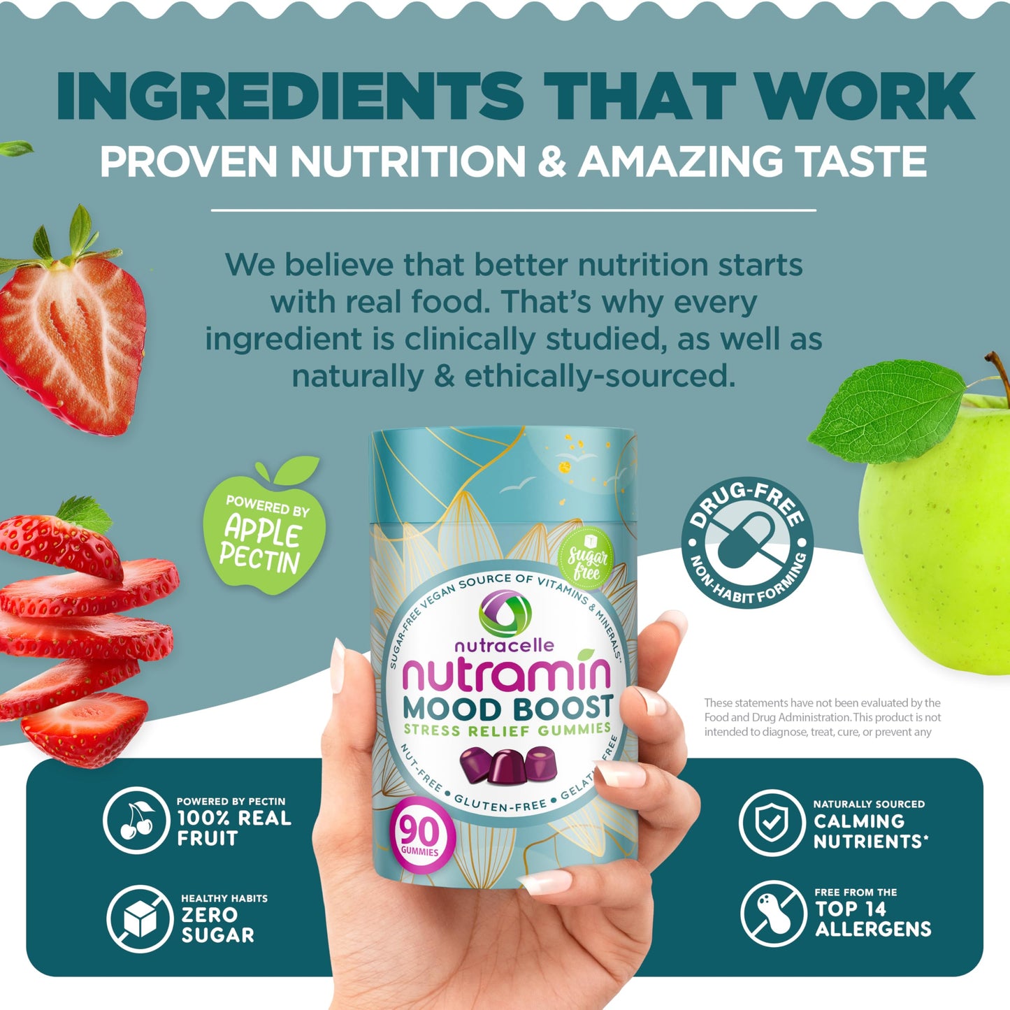 Nutracelle Mood Boost Multivitamin Gummy 90 Count