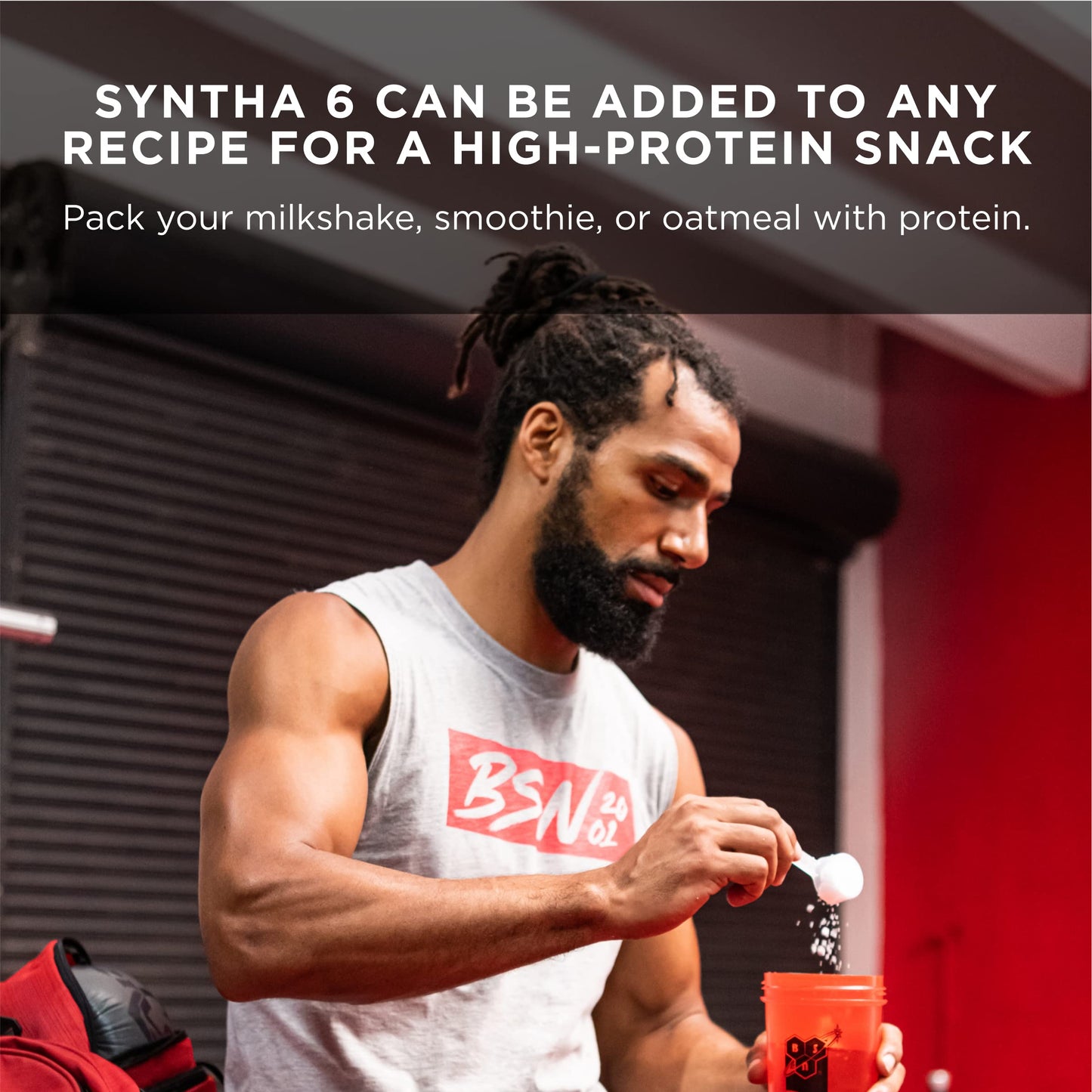 BSN SYNTHA-6 Premium Protein Powder, Germanchökolätekäke, 25 Servings