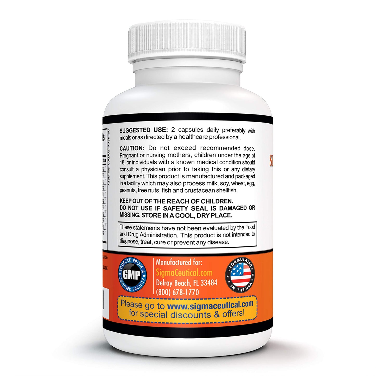 Sigmaceutical Calm Cleanse Detox Support Capsules, 60 Capsules