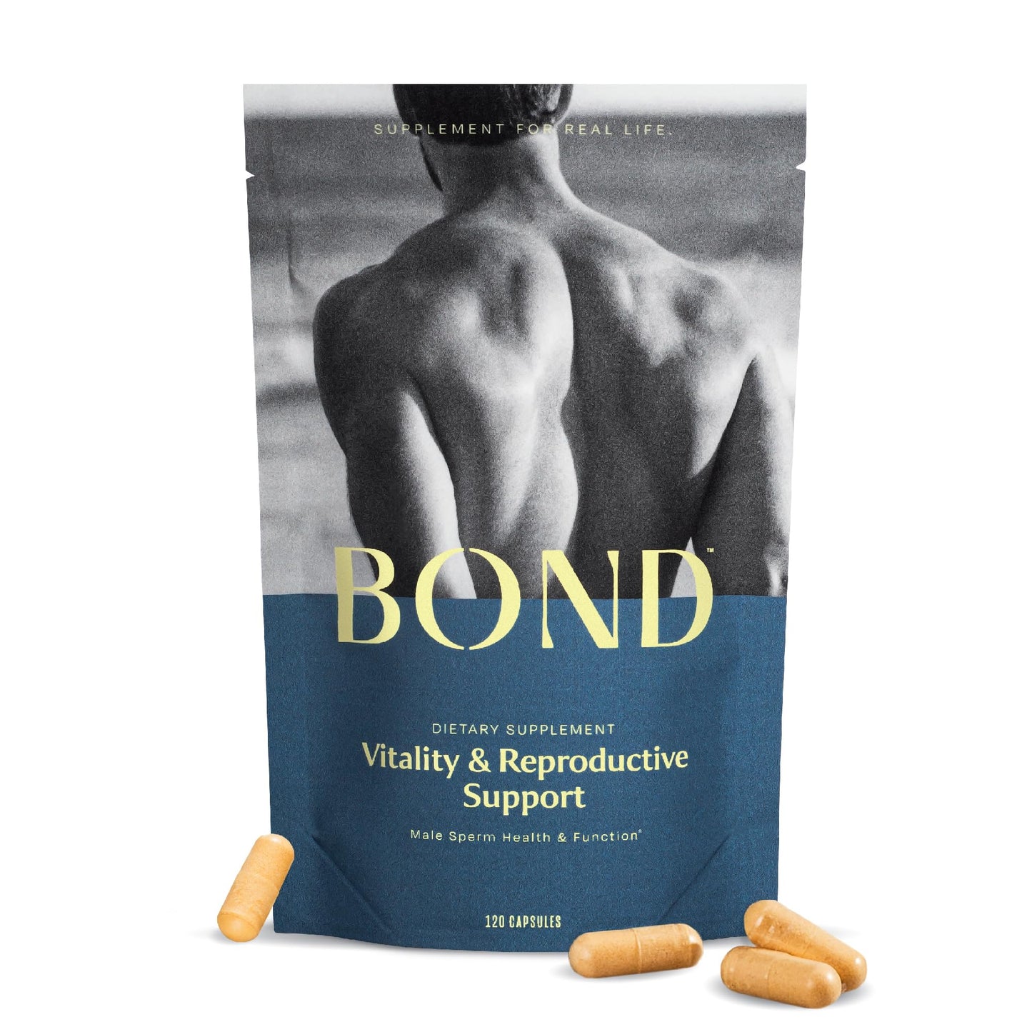 BOND Vitality All-in-One Male Fertility Supplement Capsule, 73 Count