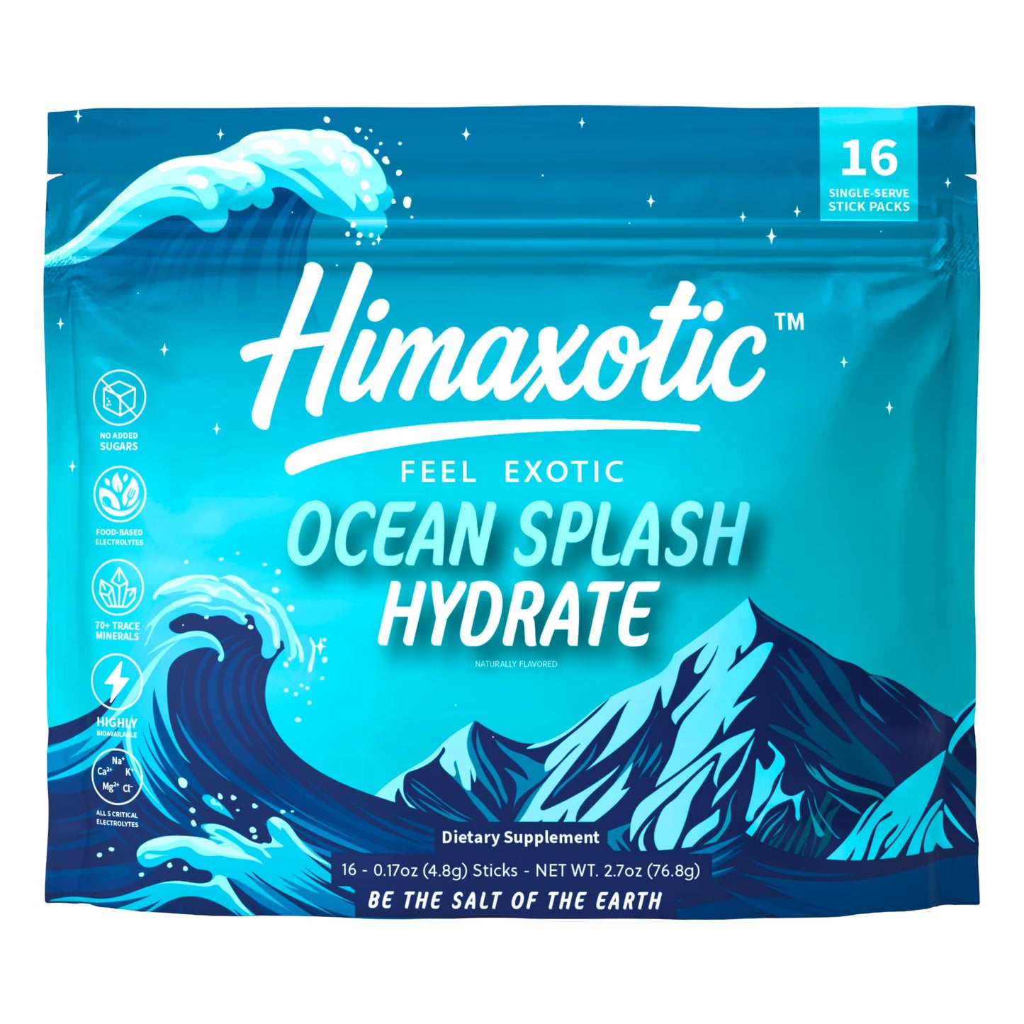 Himaxotic Hydrate Ocean Splash Powder 16 Count