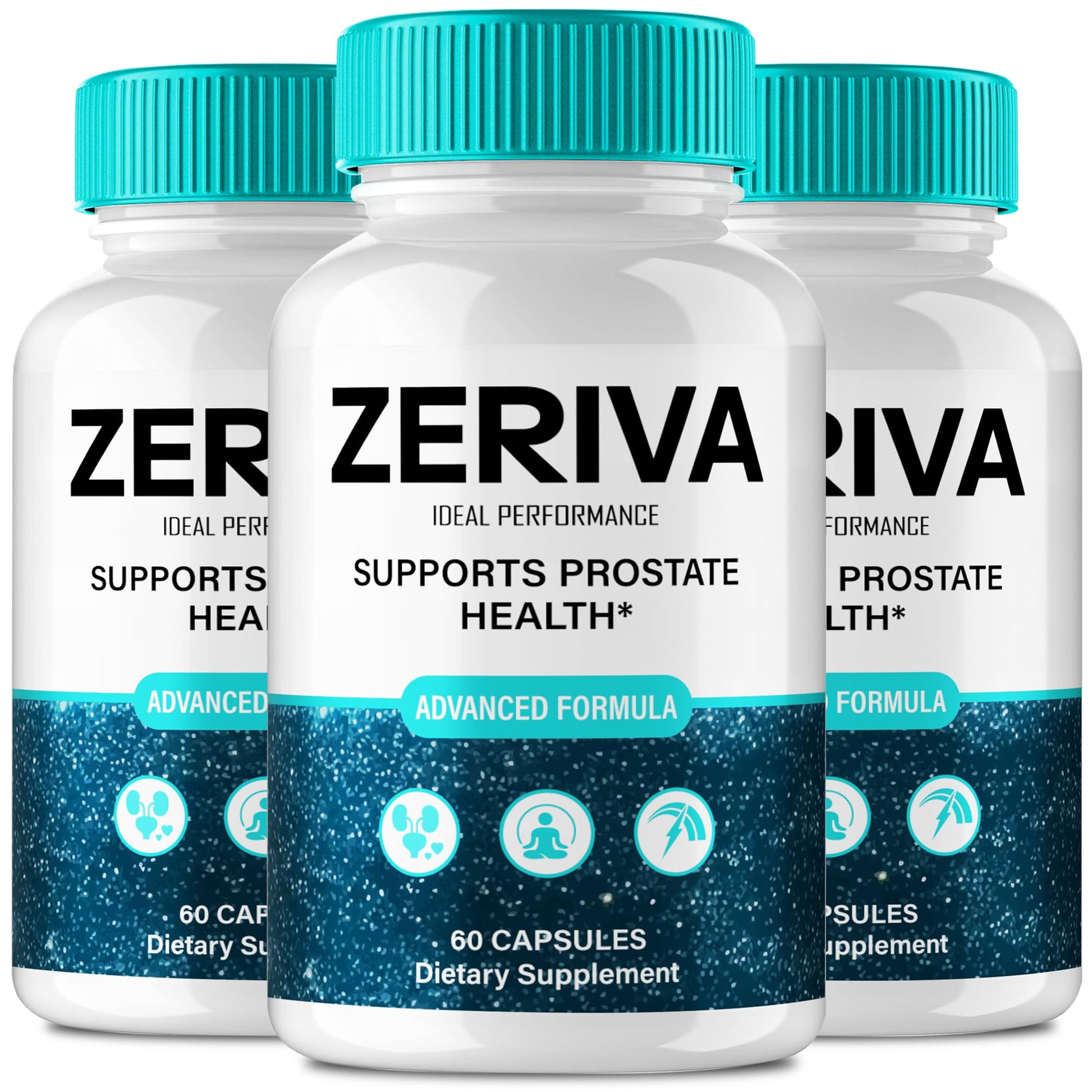 IDEAL PERFORMANCE Zeriva Prostate Health Supplement Capsules, 180 Capsules