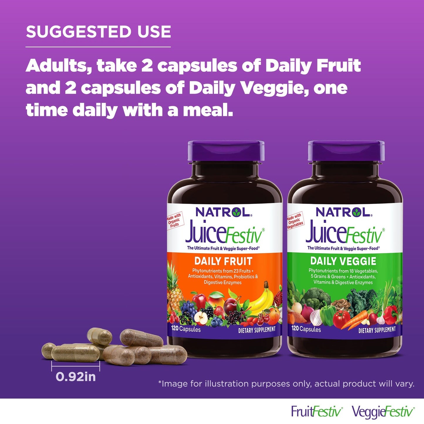 Natrol JuiceFestiv Multivitamins Capsules 240