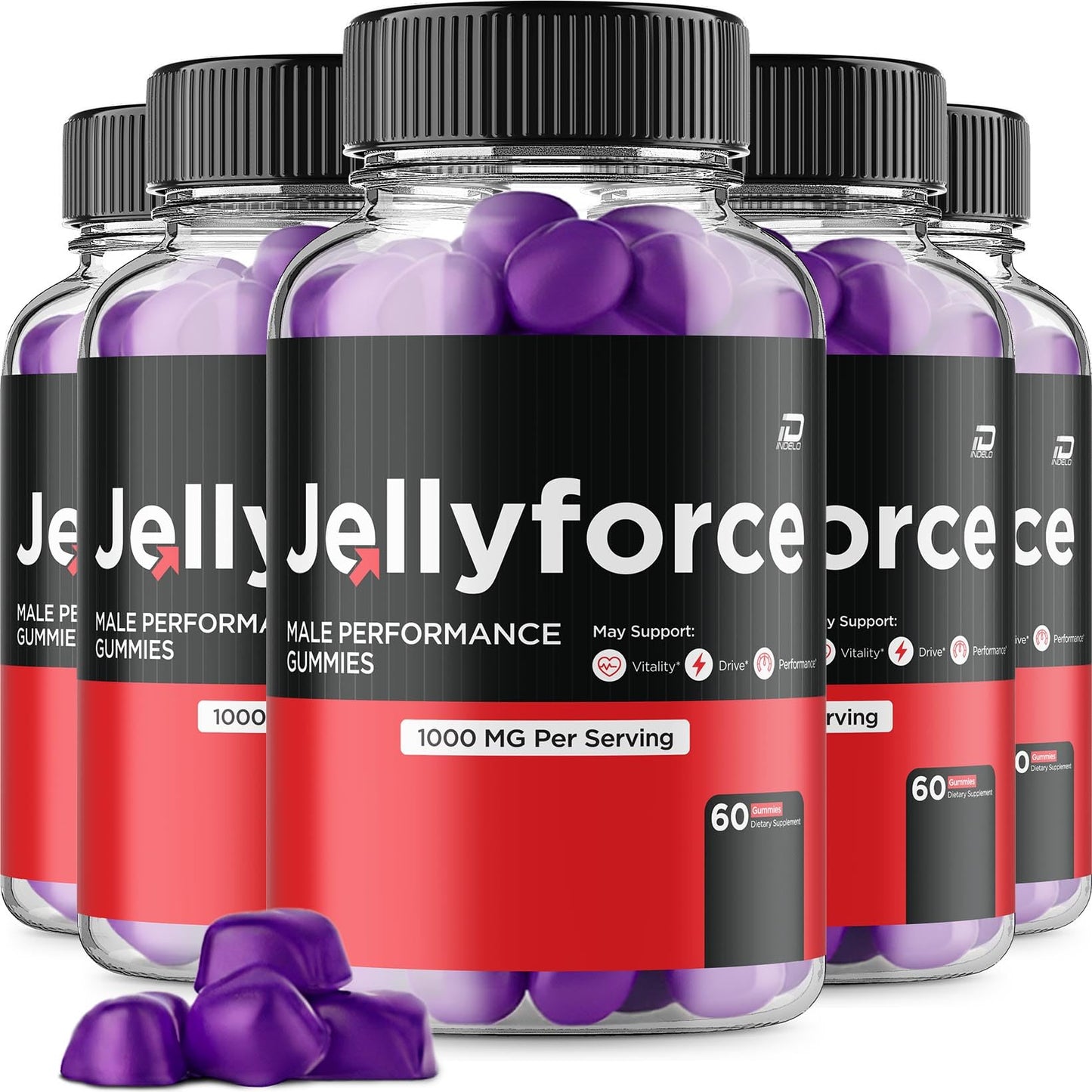 Indelo JellyForce Gummy 300 Gummies