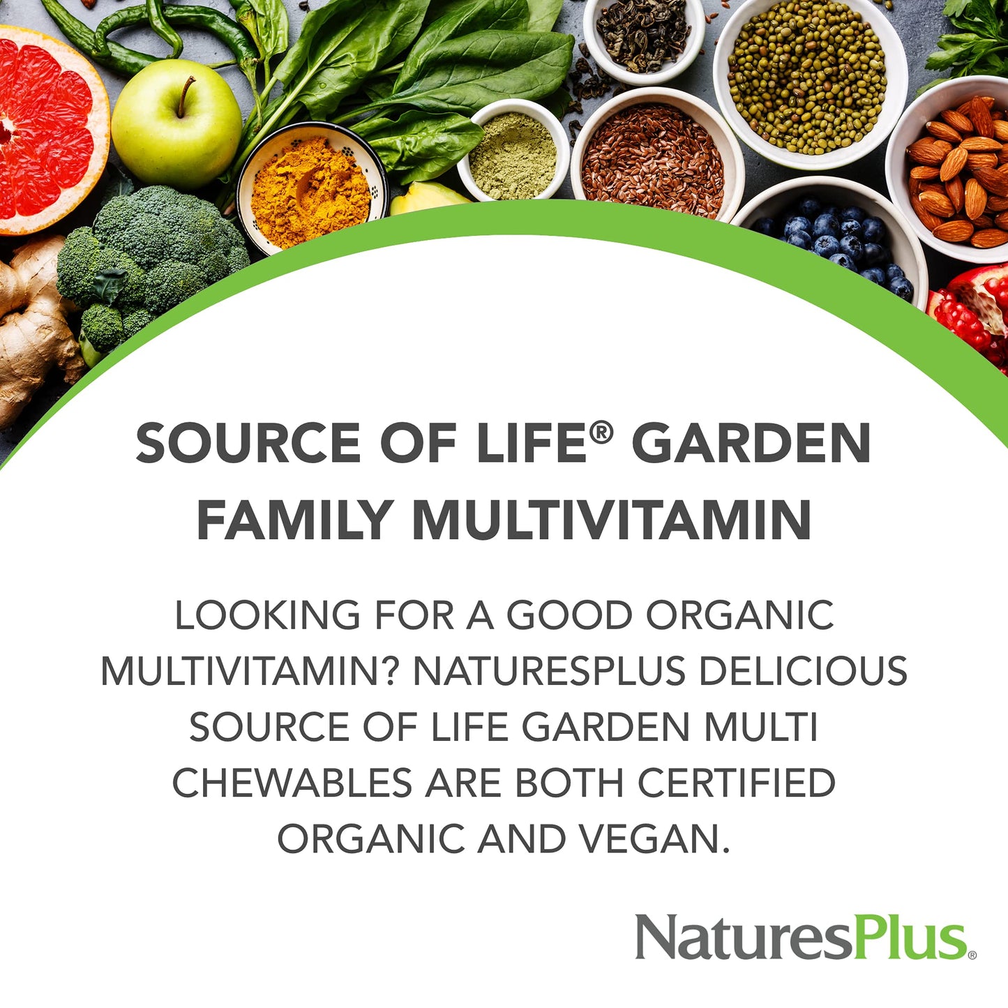 Nature's Plus Source of Life Garden Family Multivitamin Chewables 60 Count