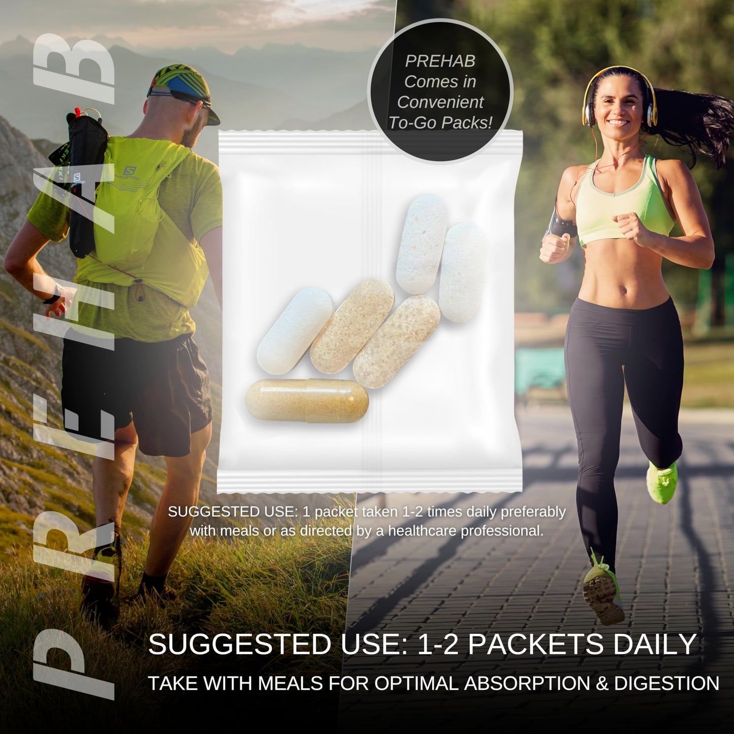 PREHAB Tendon Ligament Total Joint Support Tablet, 180 Count