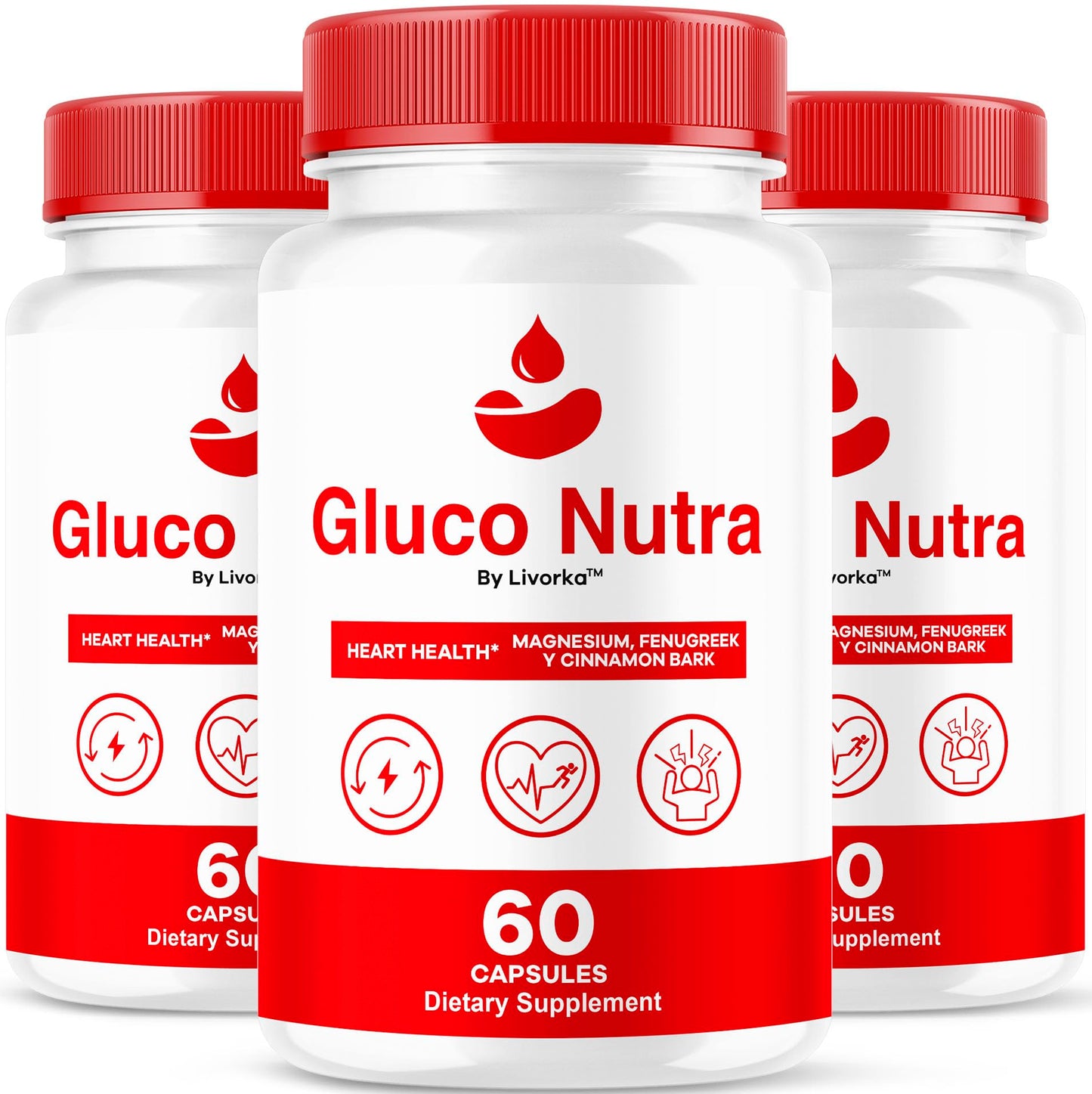 LIVORKA Gluco Nutra Premium Balanced Formula Capsules, 180 Capsules