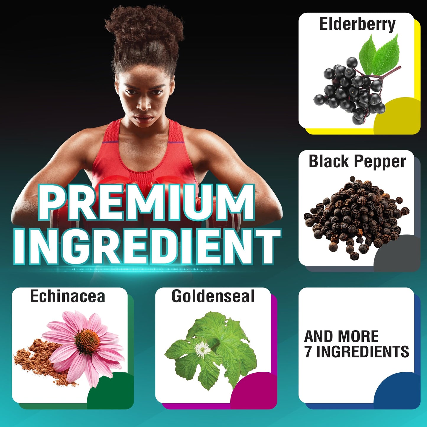 CIVIMUNA Echinacea Extract Capsules, 120 Capsules