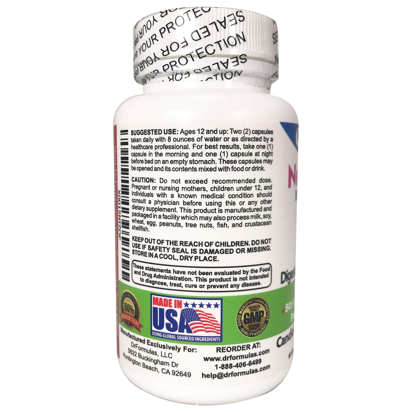 DrFormulas Probiotics for Women Nexabiotic Probiotic Capsule 60 Count