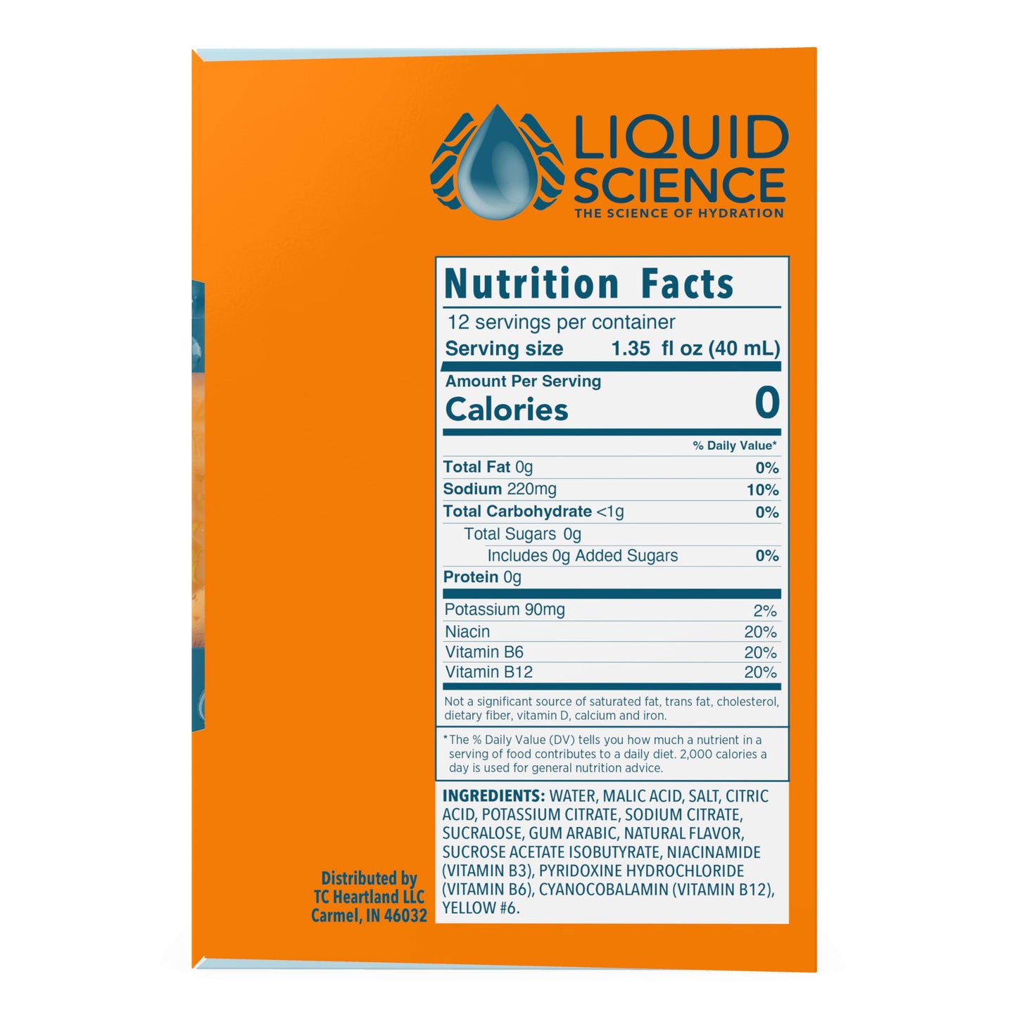 Java House Liquid Science Orange Single Serve Hydration Pods Capsule 12