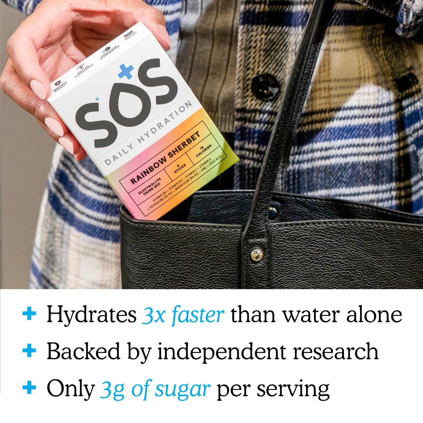 SOS Hydration Electrolyte Powder Sticks 1.84 oz