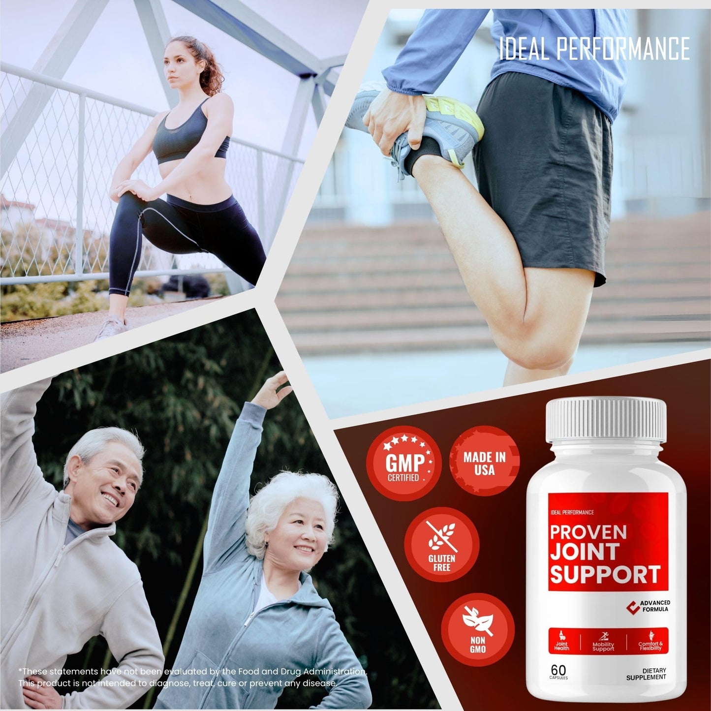 IDEAL PERFORMANCE Proven Joint Support Capsules, 120 Capsules