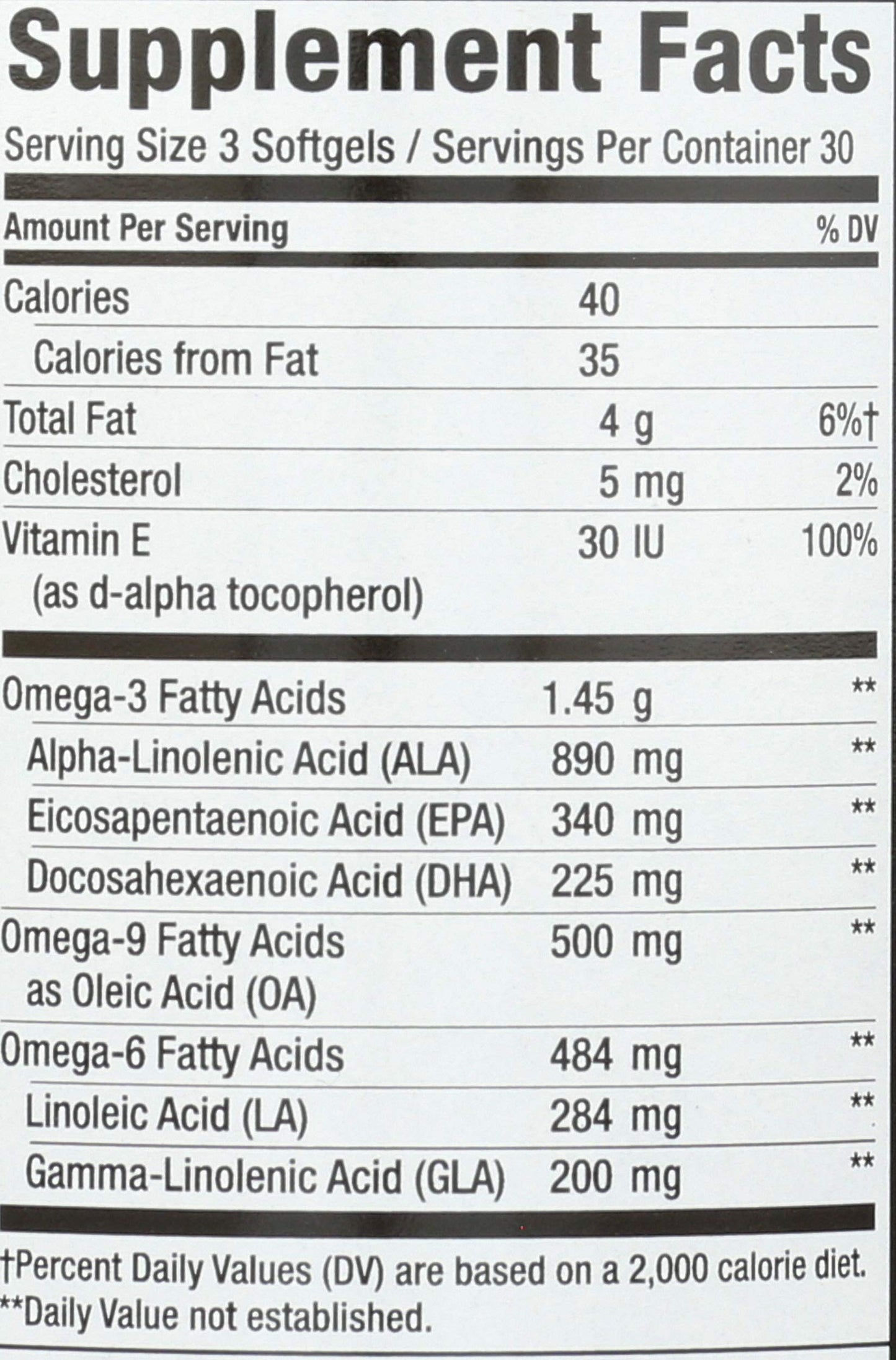 Nature's Way Mega 3/6/9 Omega Blend 1350mg Softgels 90