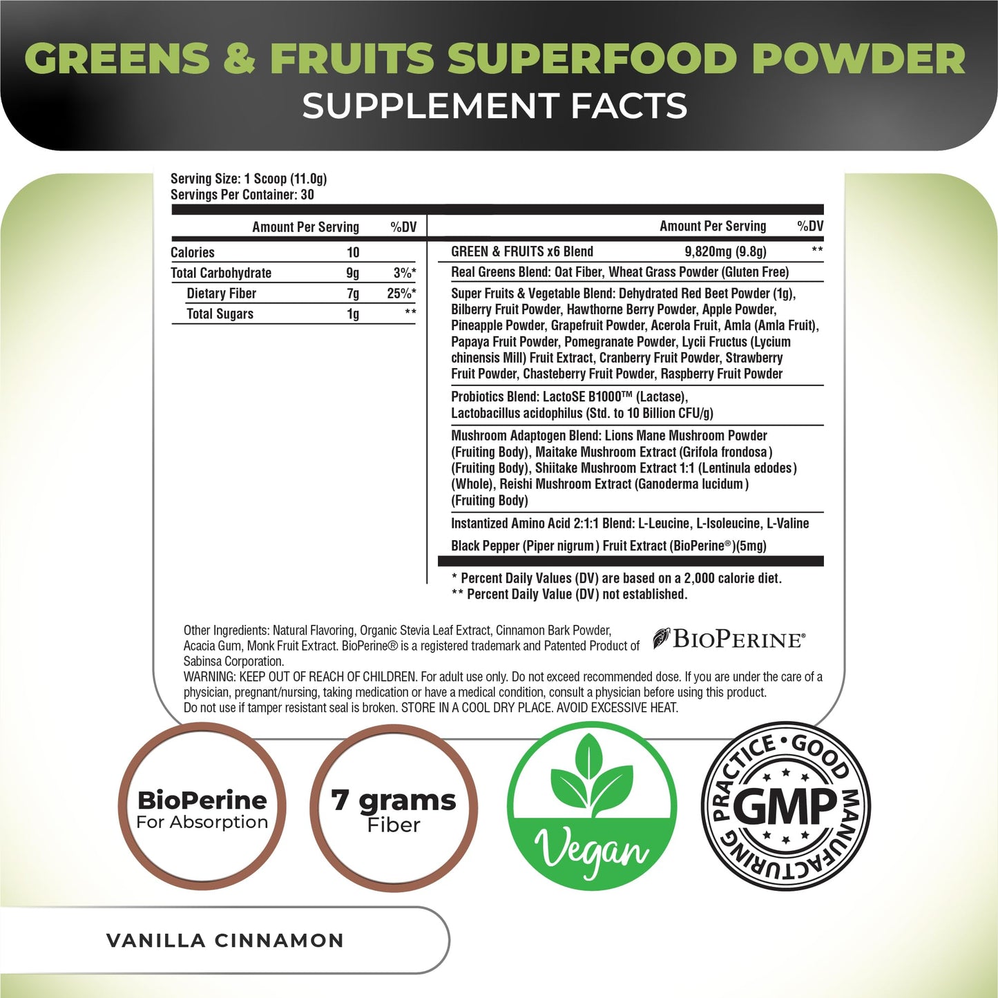 Nutrology Greens & Fruits Powder, 11.4 oz