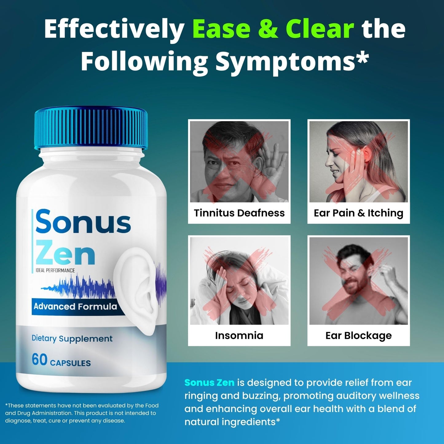 Ideal Performance SonusZen Capsules, 120 Capsules