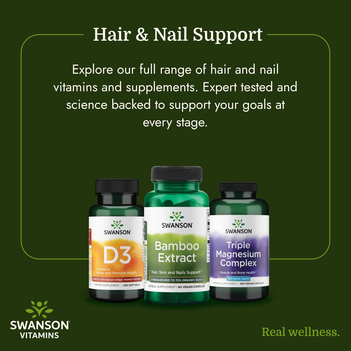 Swanson Bamboo Extract Capsule 120 Capsules