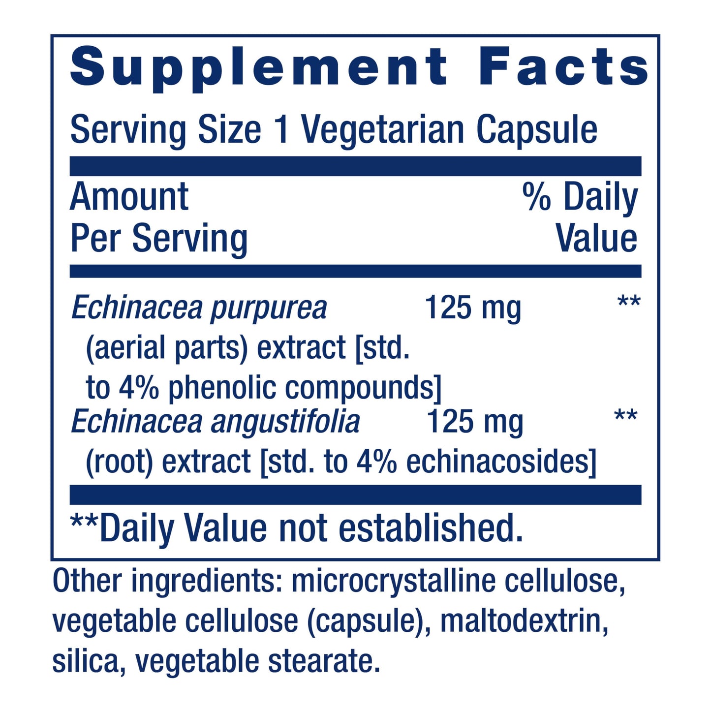 Life Extension Echinacea Elite Capsule 60 Count