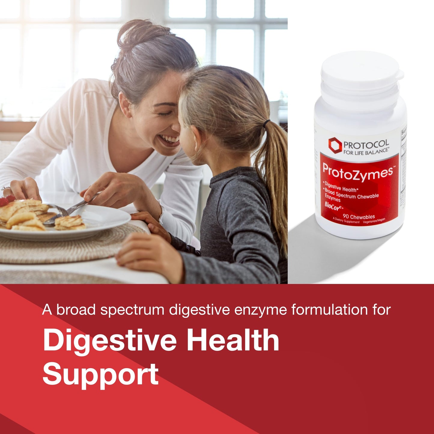 PROTOCOL FOR LIFE BALANCE Protozymes Digestive Enzymes for Nutrient Breakdown Chewables, 90