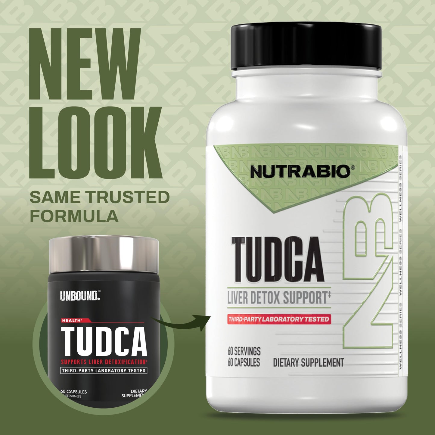 NutraBio Tudca Liver Detox Support 250 mg, 60 Capsules