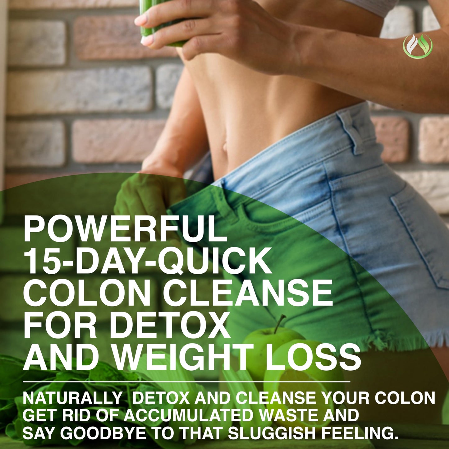 THE ENCLARE NUTRITION 15 Day Detox Cleanse for Weight Loss 60 Capsules