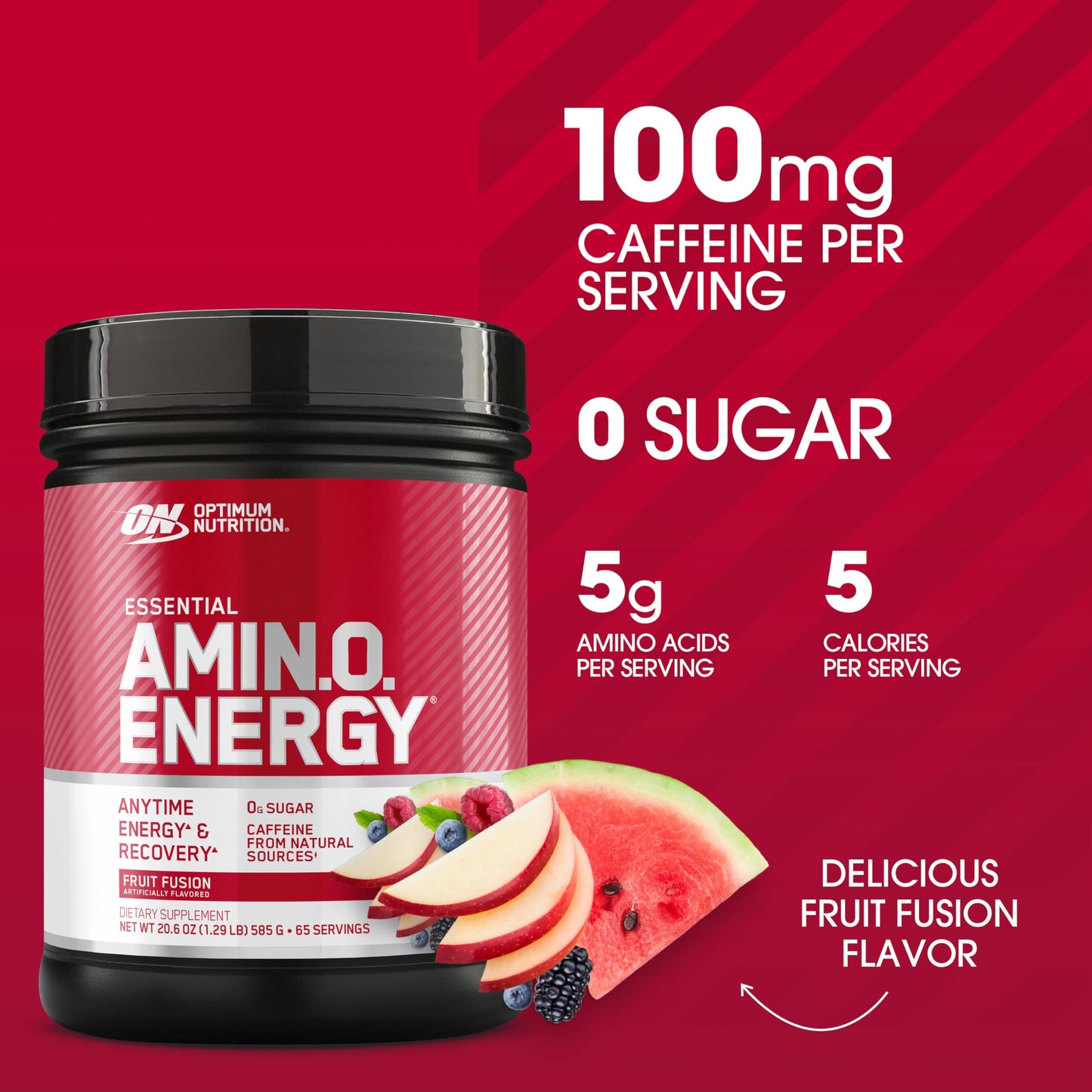 Optimum Nutrition Amino Energy Powder, Fruit Fusion, 20.6